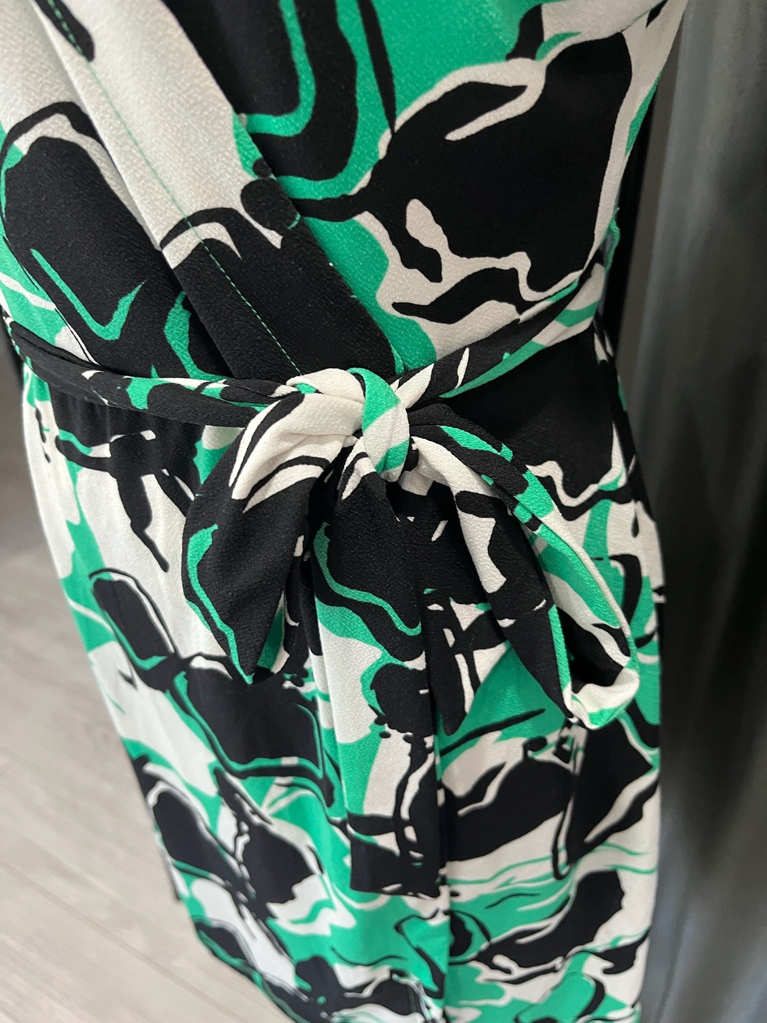 Green Floral Dress image 1