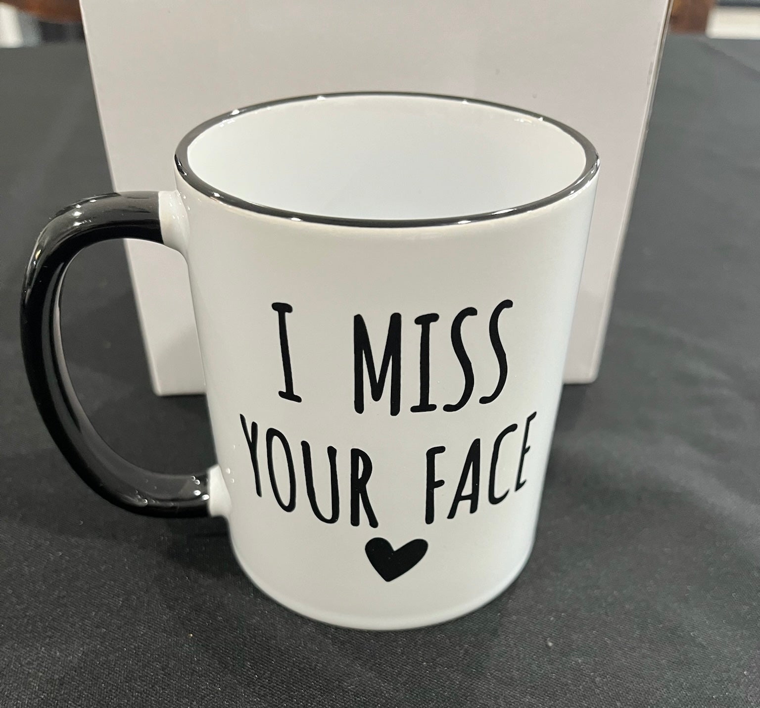 I Miss Your Face Coffee Mug image 1