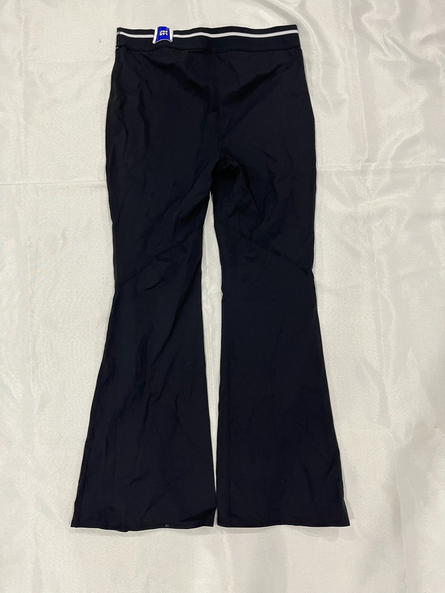 Women’s High Rise Black Exercise Pants With Slit image 2