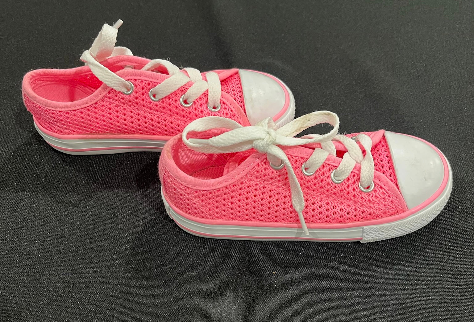 Little Girl Pink Converse Sneakers image 2