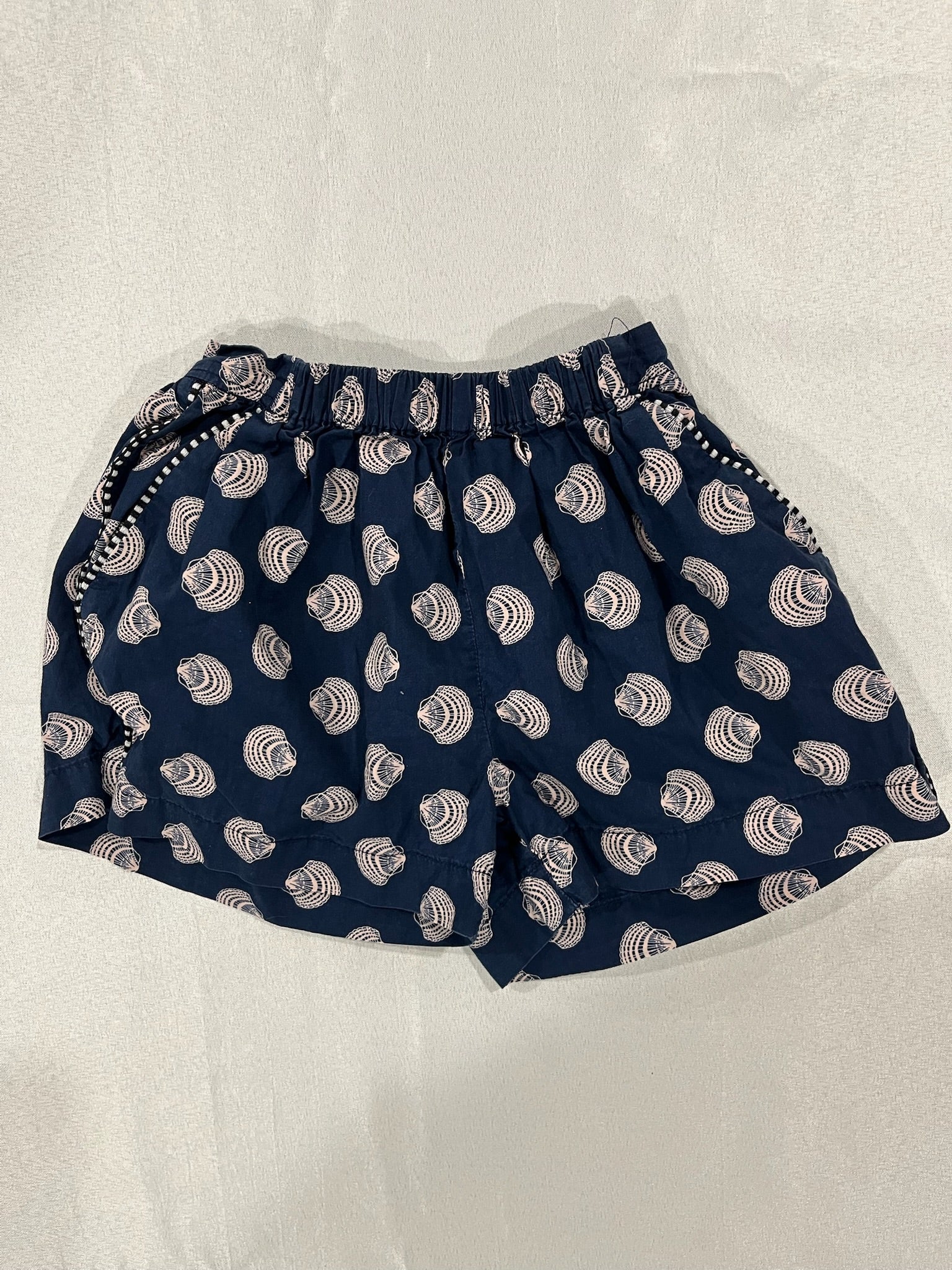 Girls Blue Shell Shorts image 0