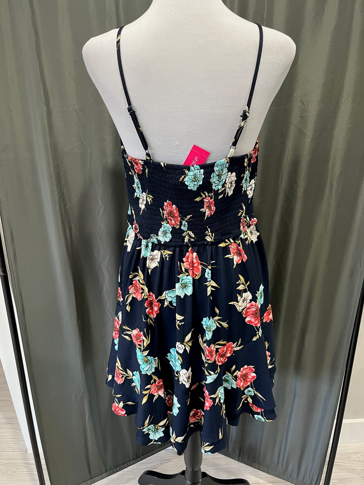 Women’s Blue Floral Dress image 2