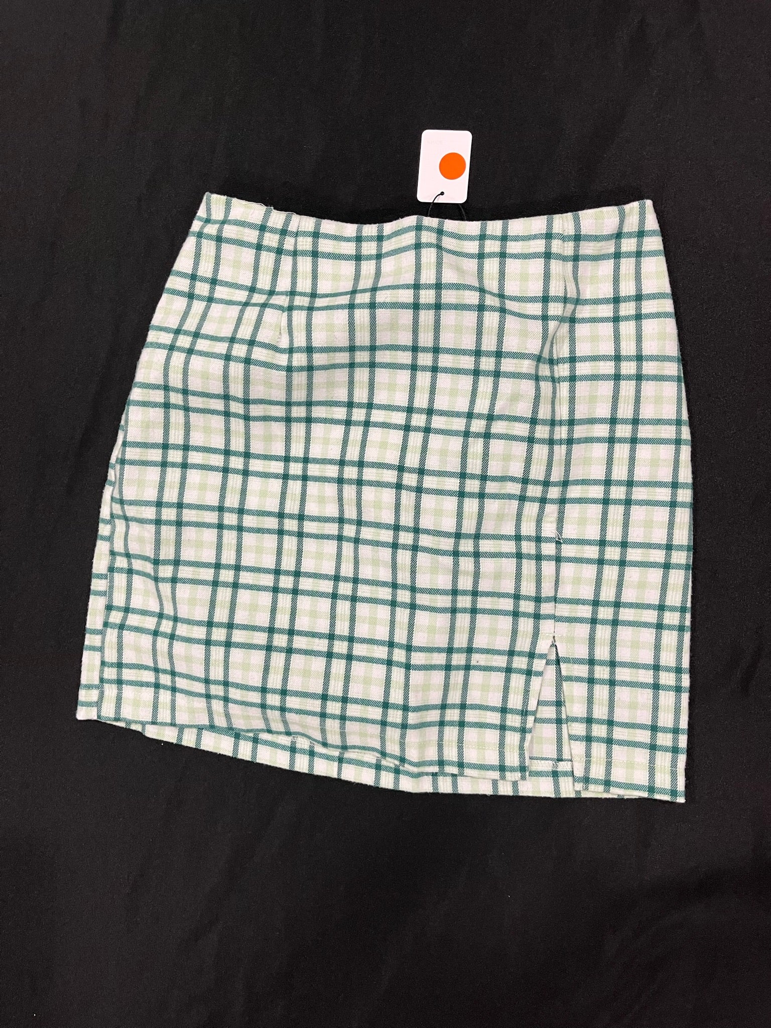 Women’s Green Checkered Skirt image 0