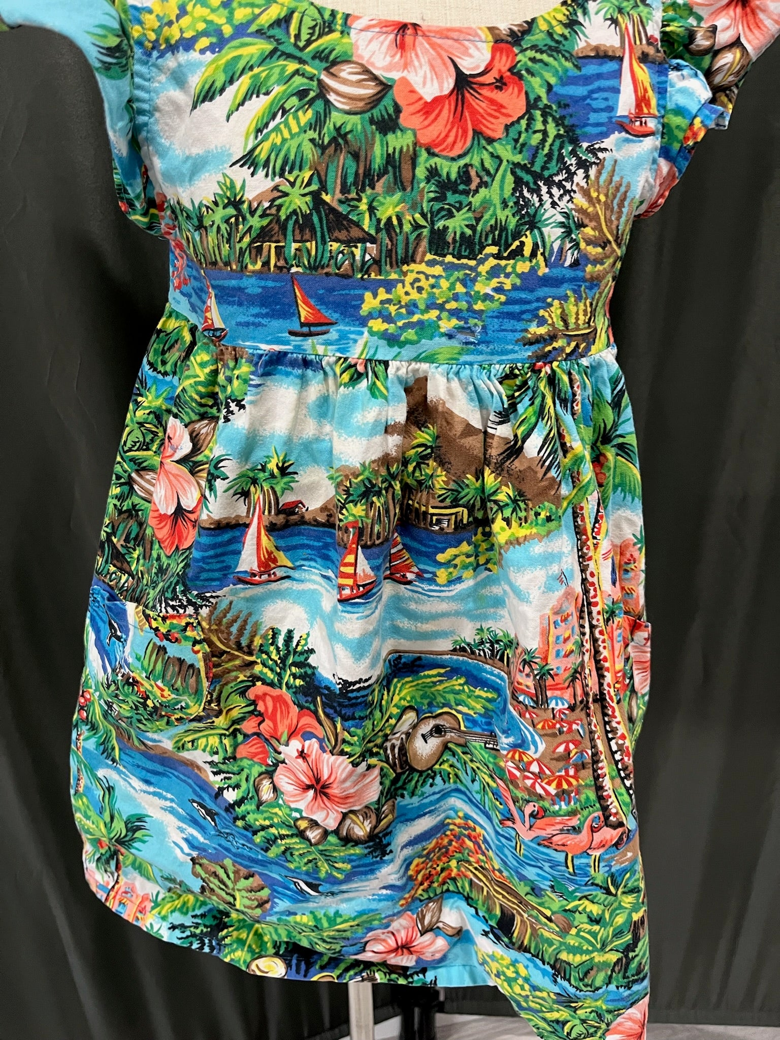 Girls Hawaiian Dress image 1