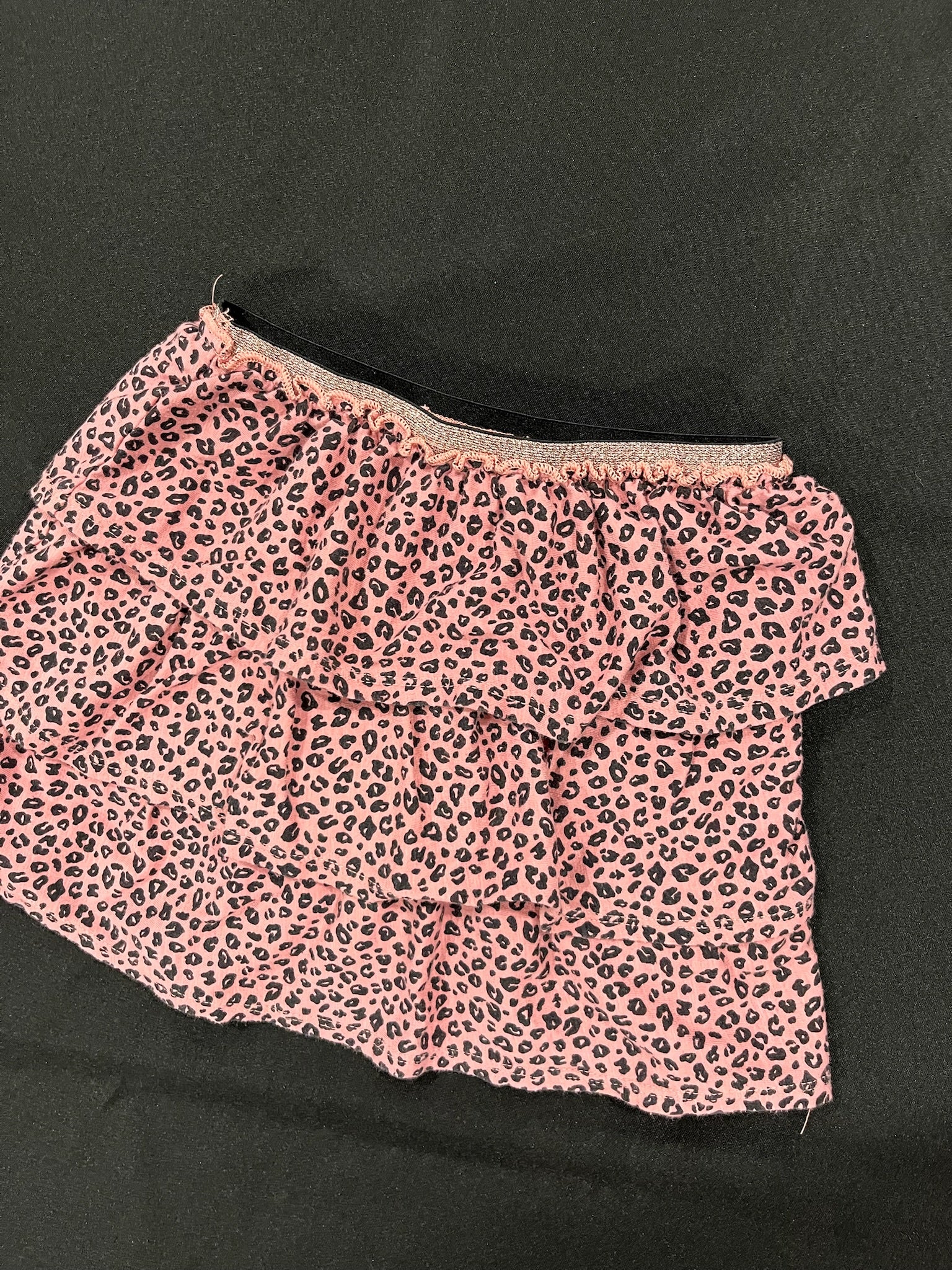Girls Pink Leopard Skirt image 3
