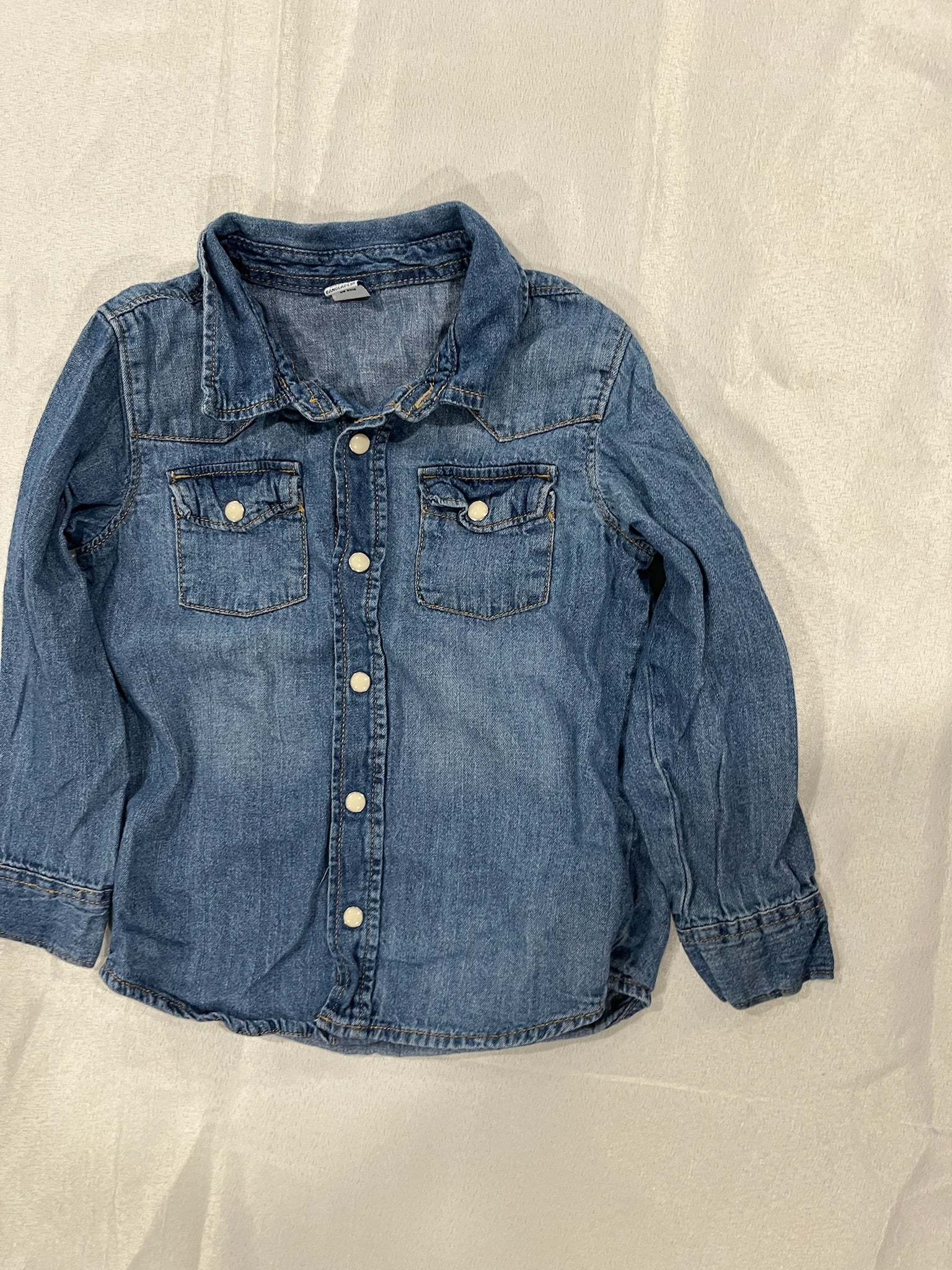 Girls Jean Jacket Button Up image 0