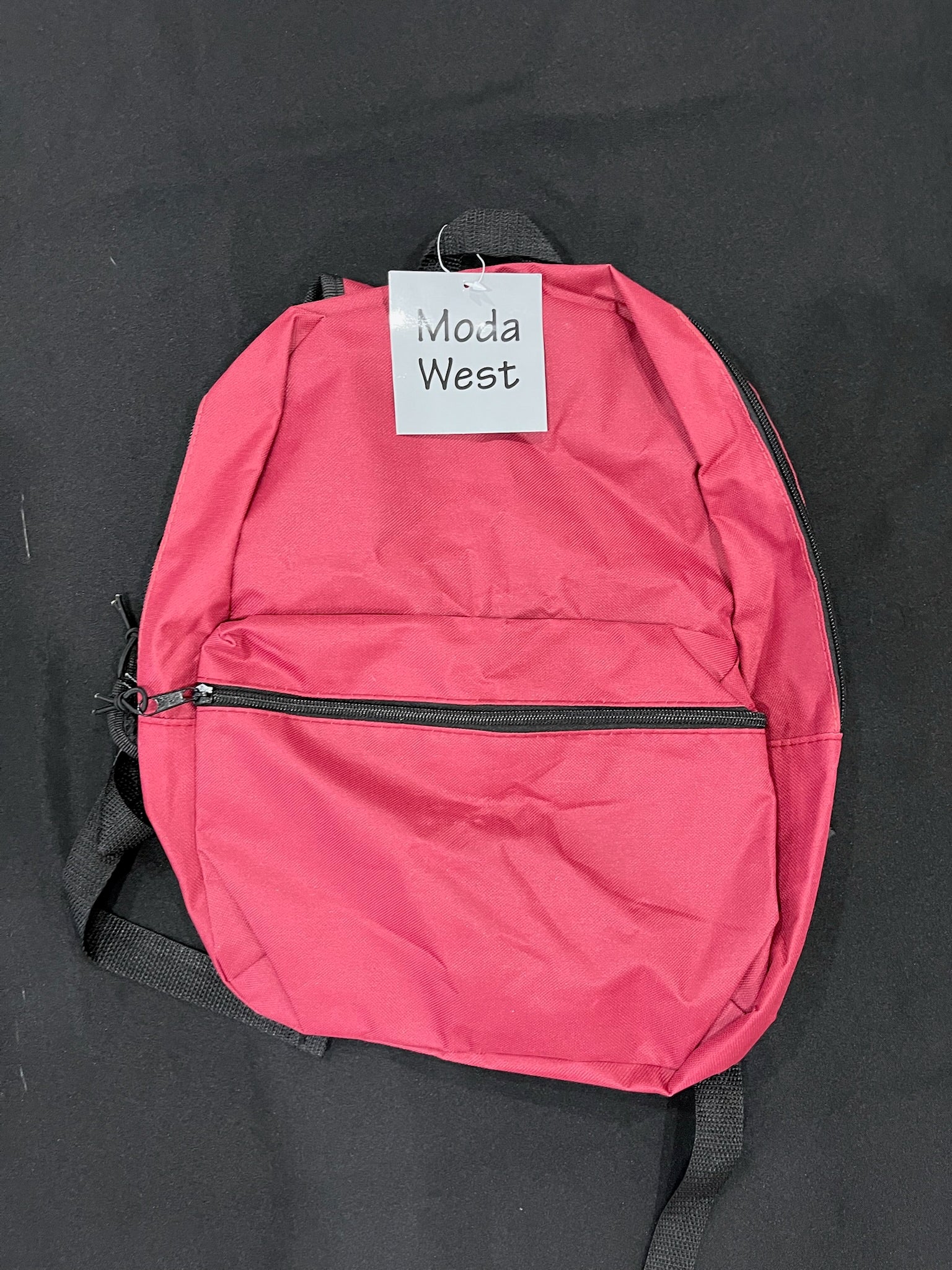 Burgundy Backpack image 0