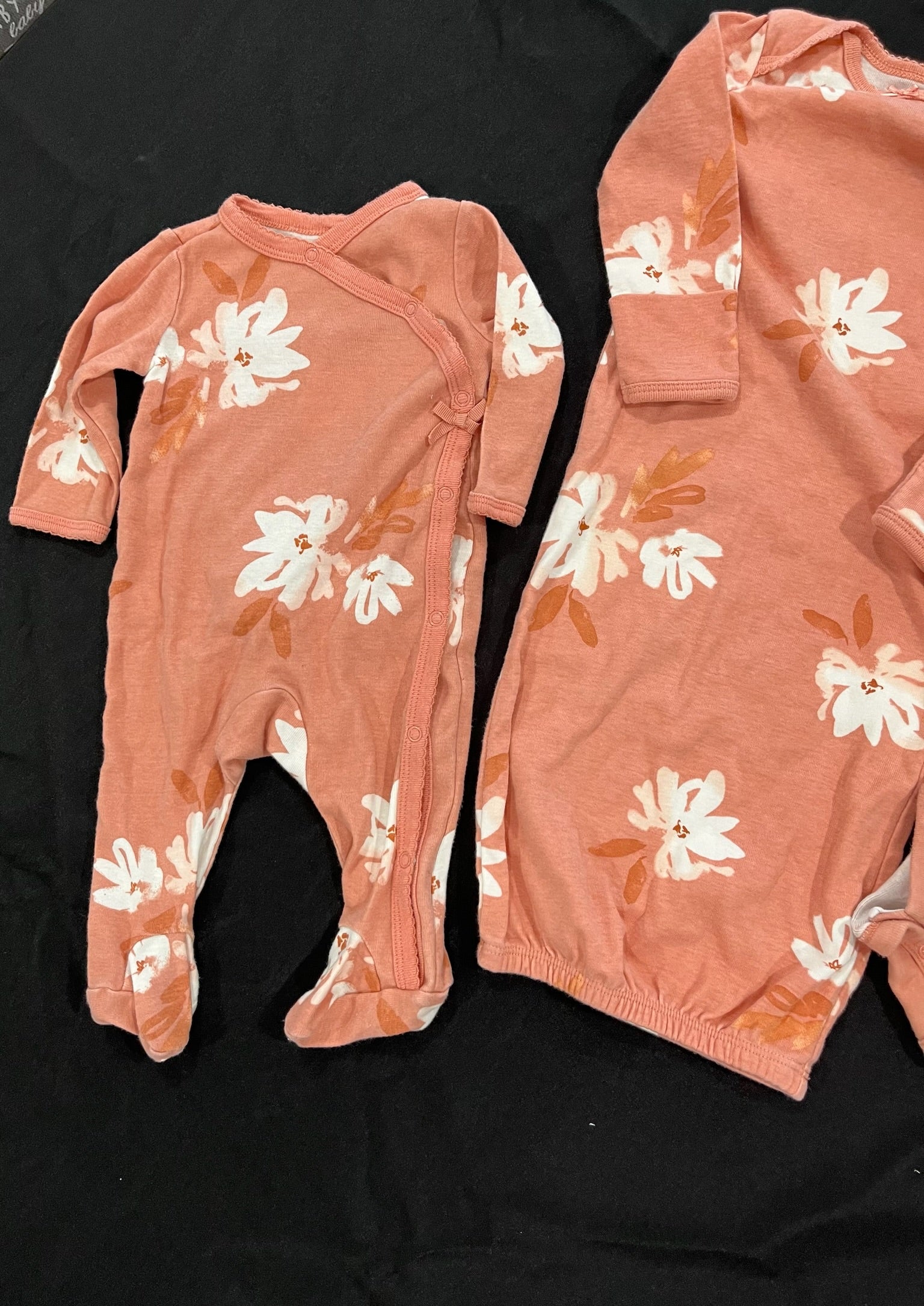 Four Piece Pink Floral Set image 1