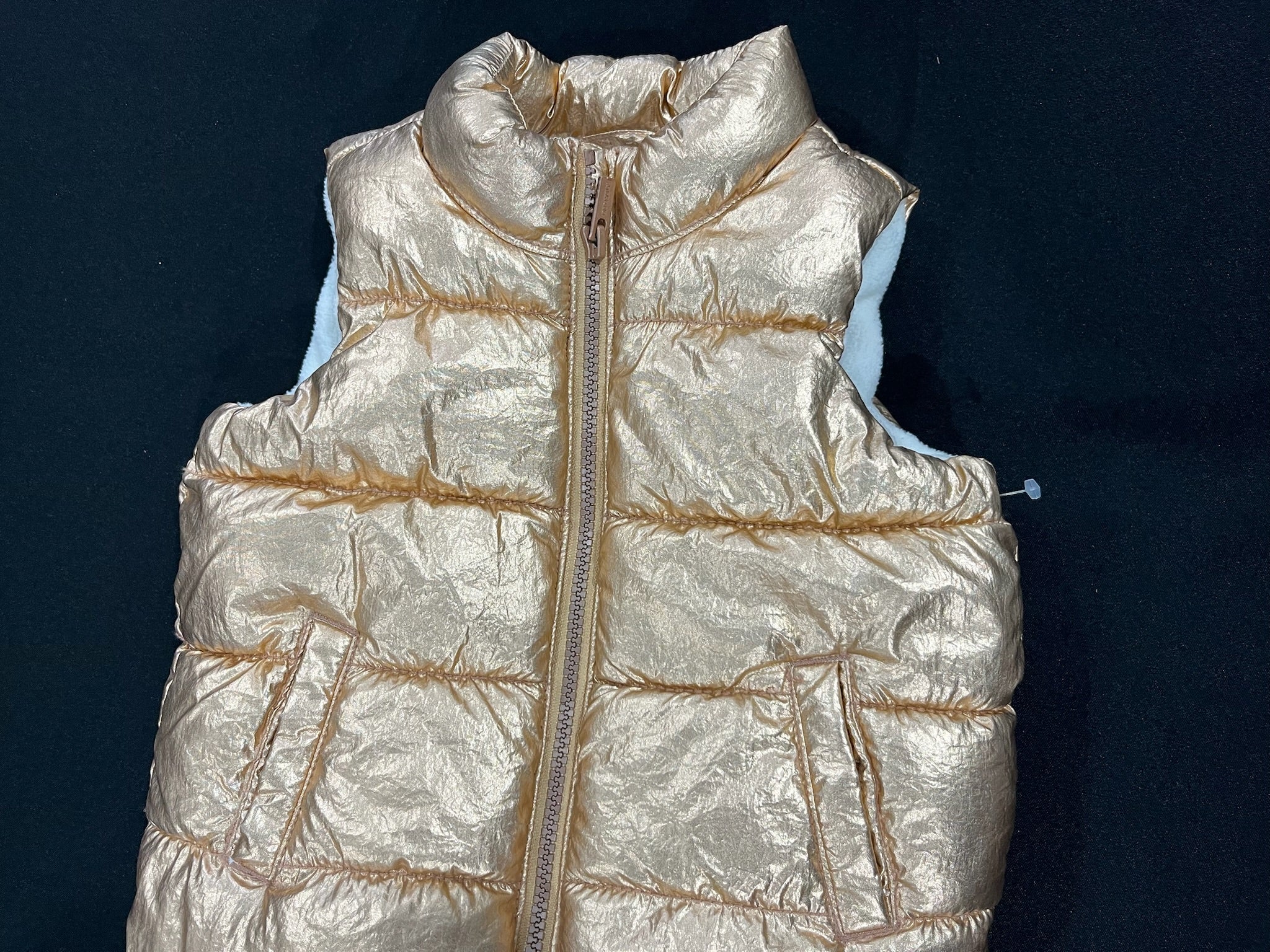 Girls Gold Vest image 1