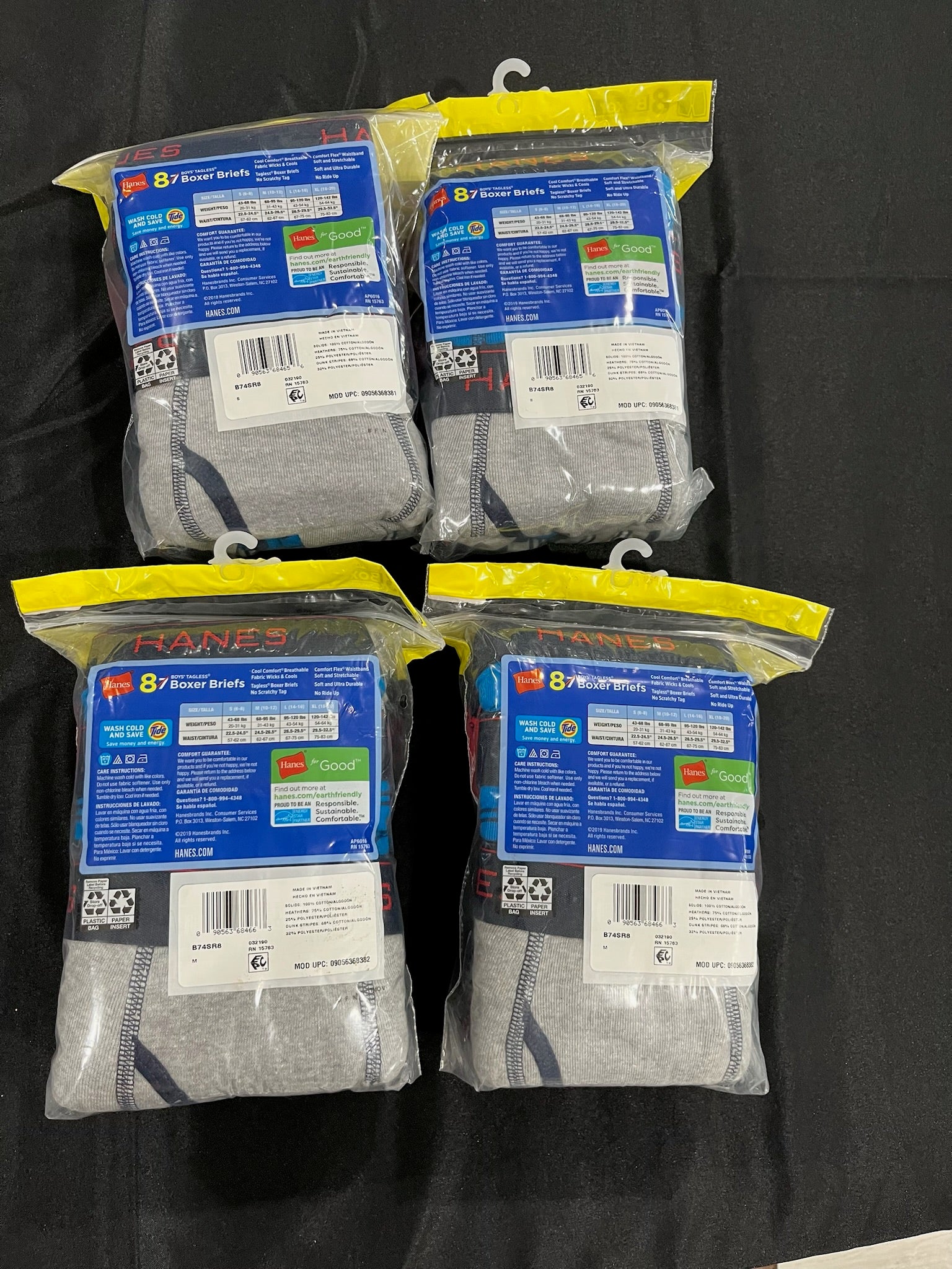 Boys 8 Pack Boxer Briefs image 1