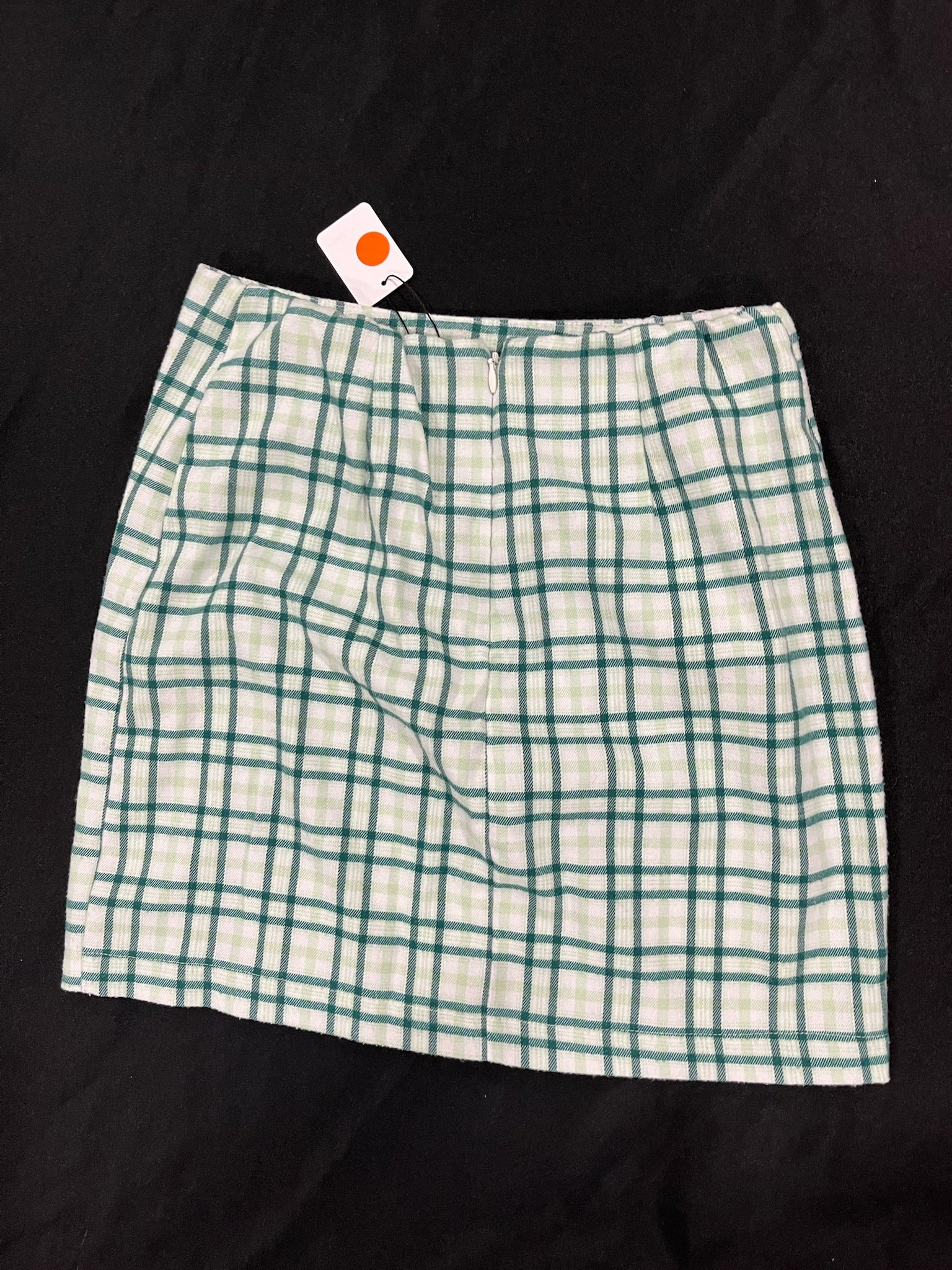 Women’s Green Checkered Skirt image 3