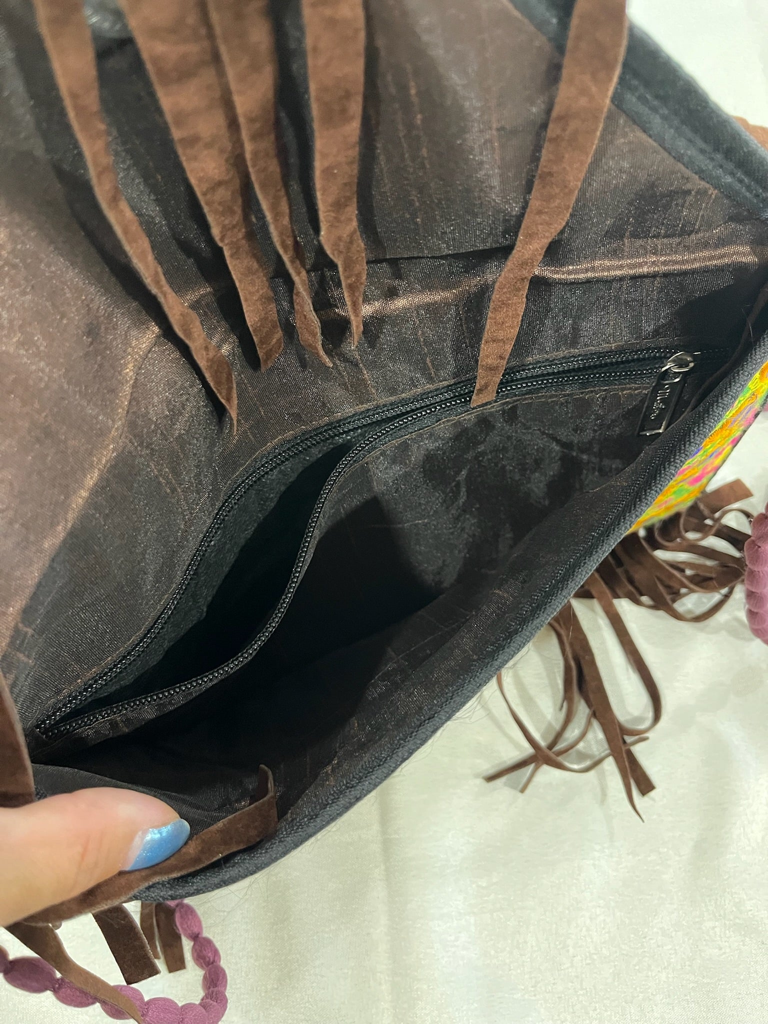 Boho Purse With Tassles image 5