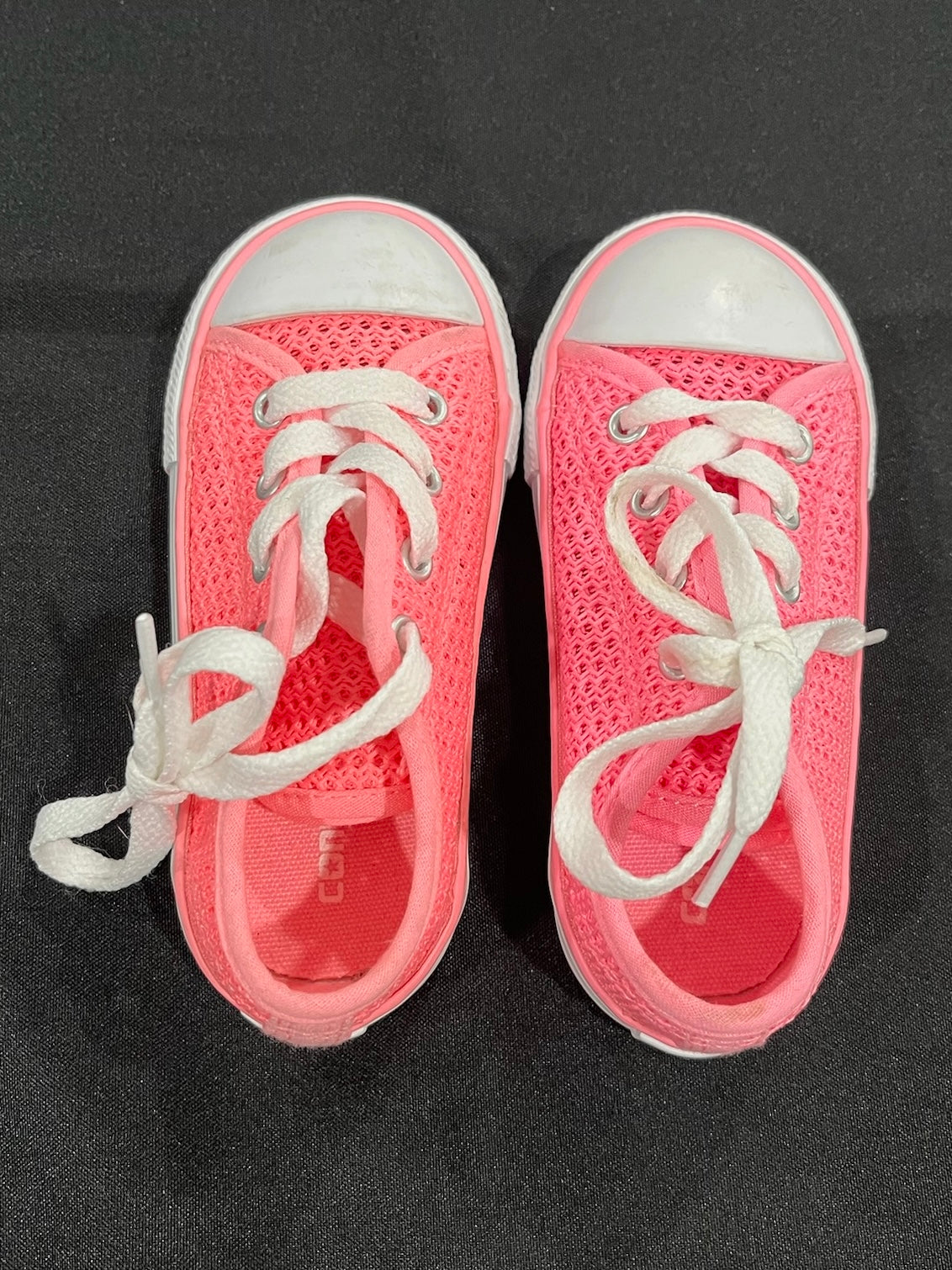 Little Girl Pink Converse Sneakers image 1