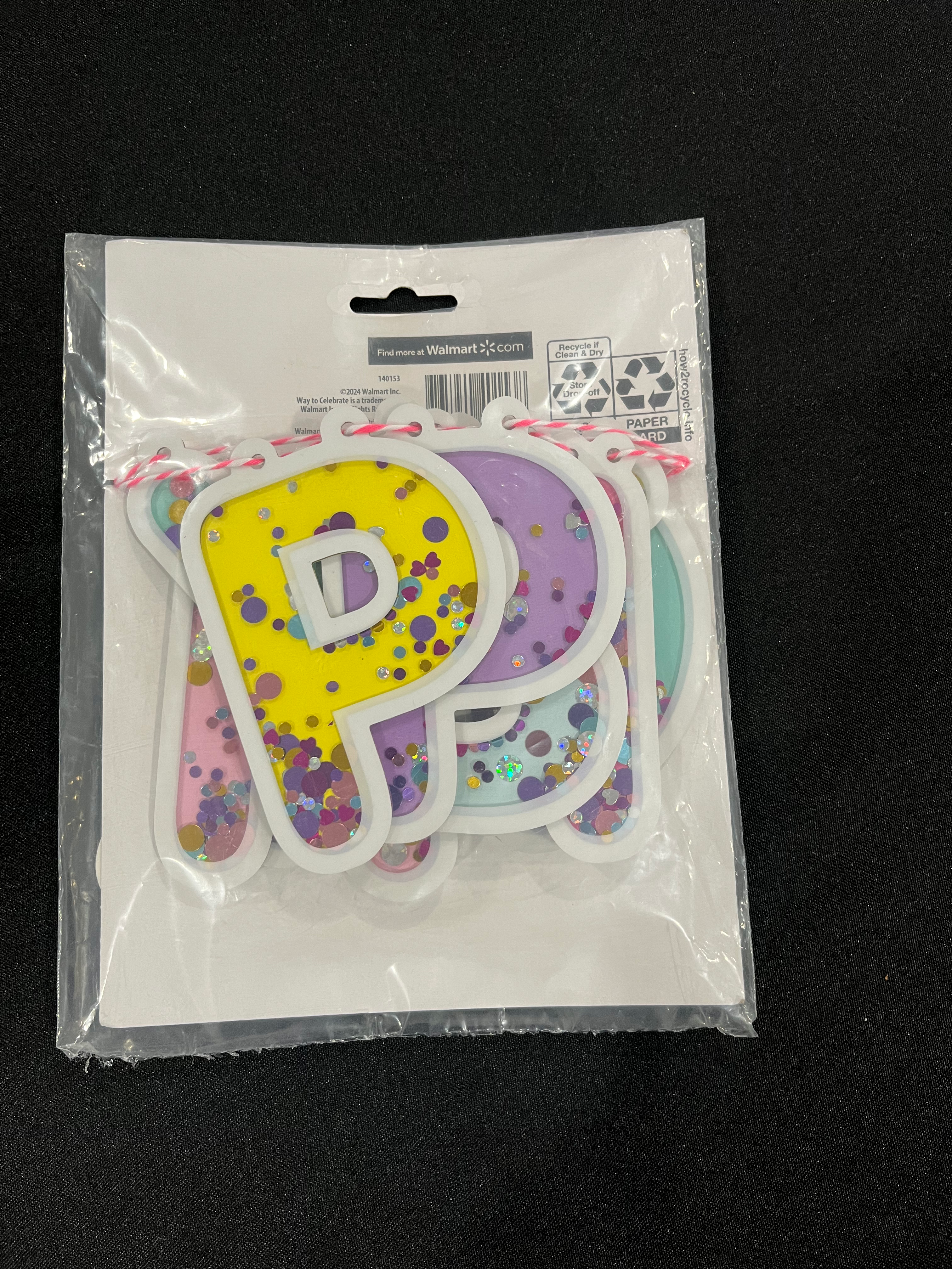 Happy Birthday Confetti Banner  image 1