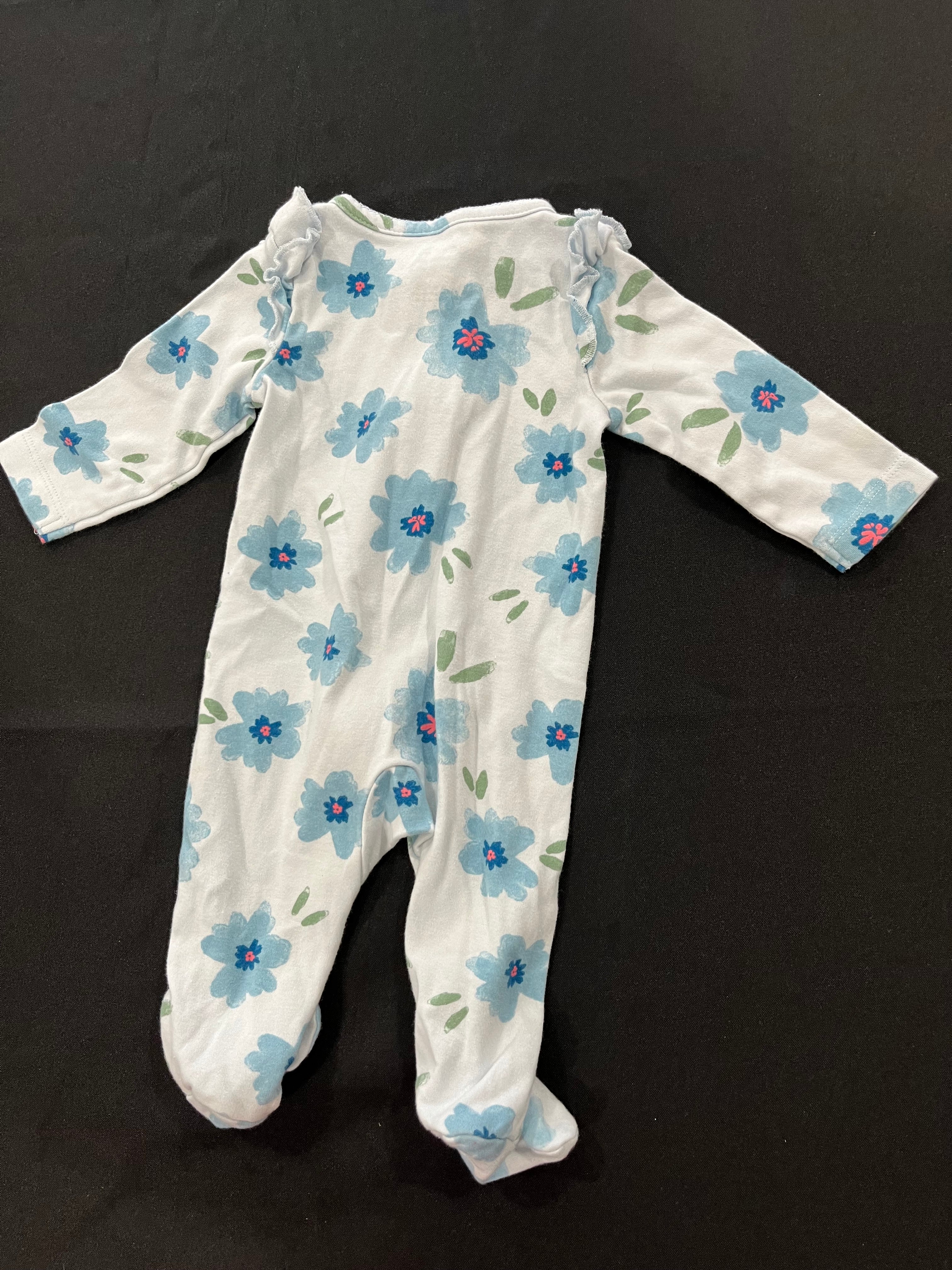 Blue Floral One Piece image 2