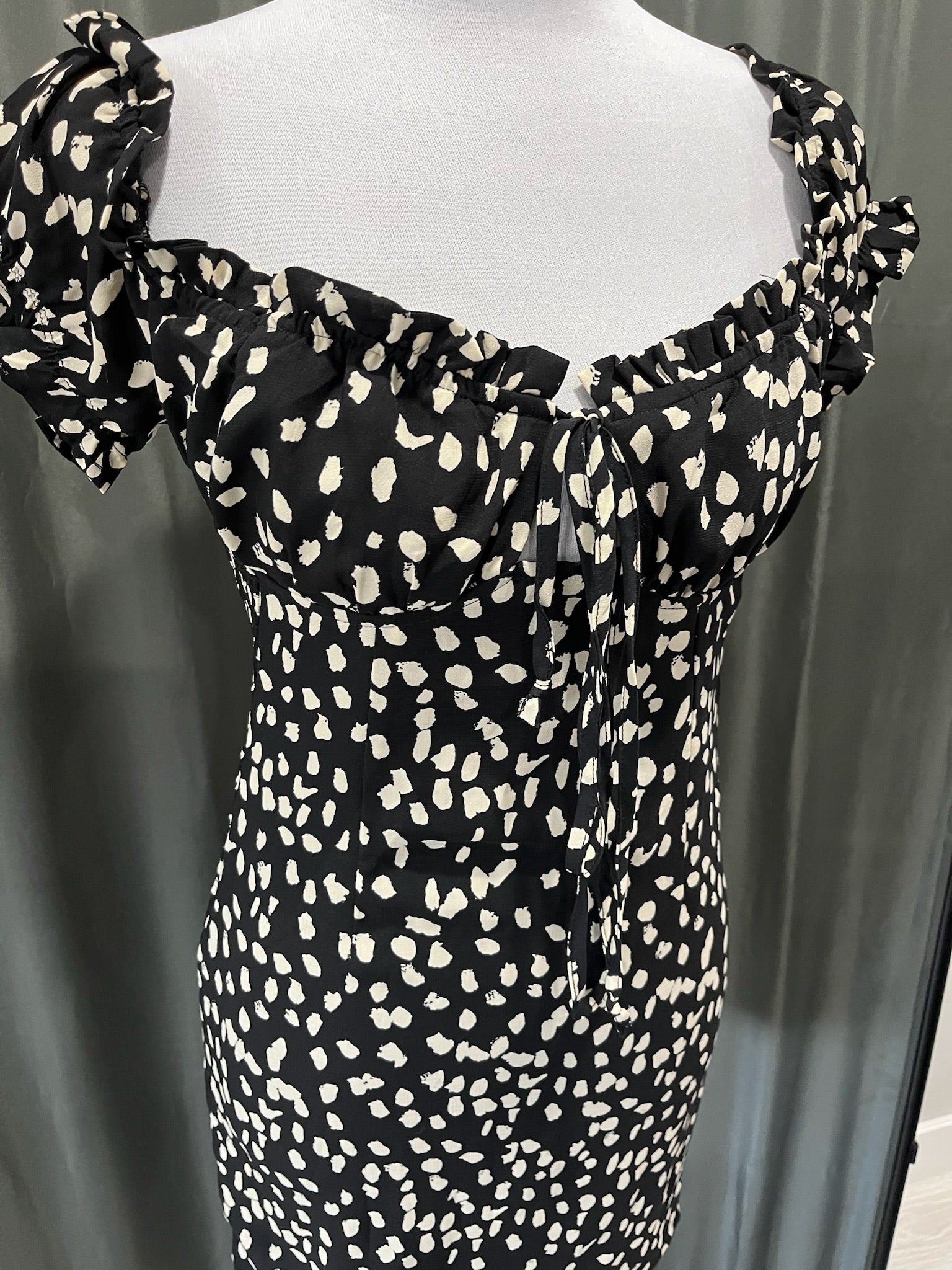 Women’s Black & White Dress image 1