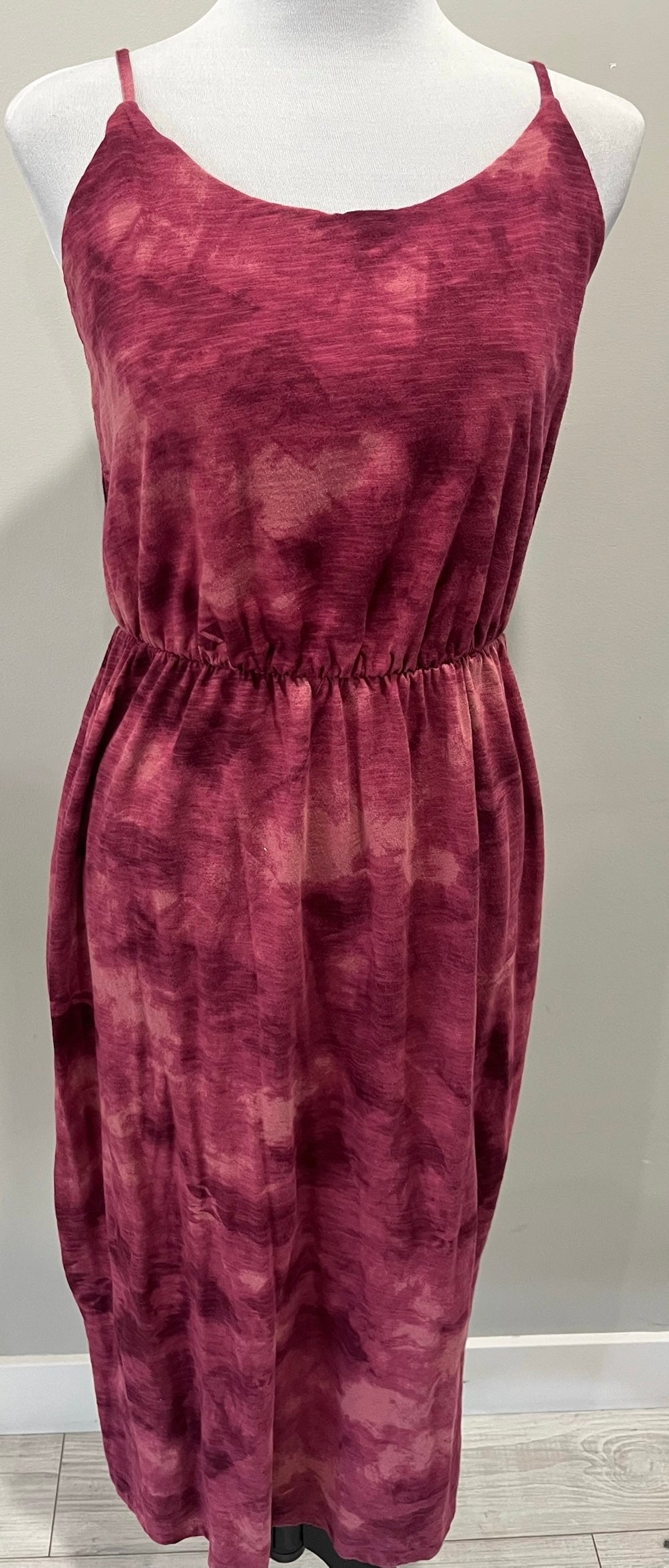 Women’s Pink Tie Dye Dress image 0