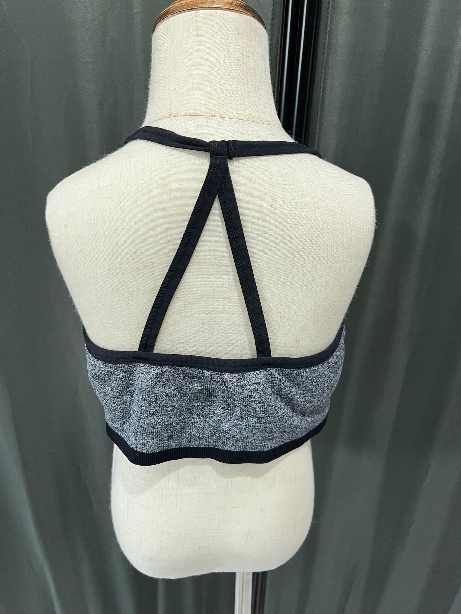 Girls Grey Sports Bra image 1