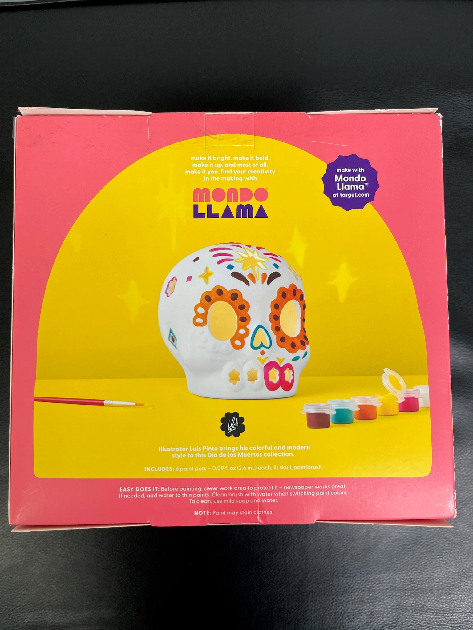 Lit Cermaic Skull Paint Kit  image 2