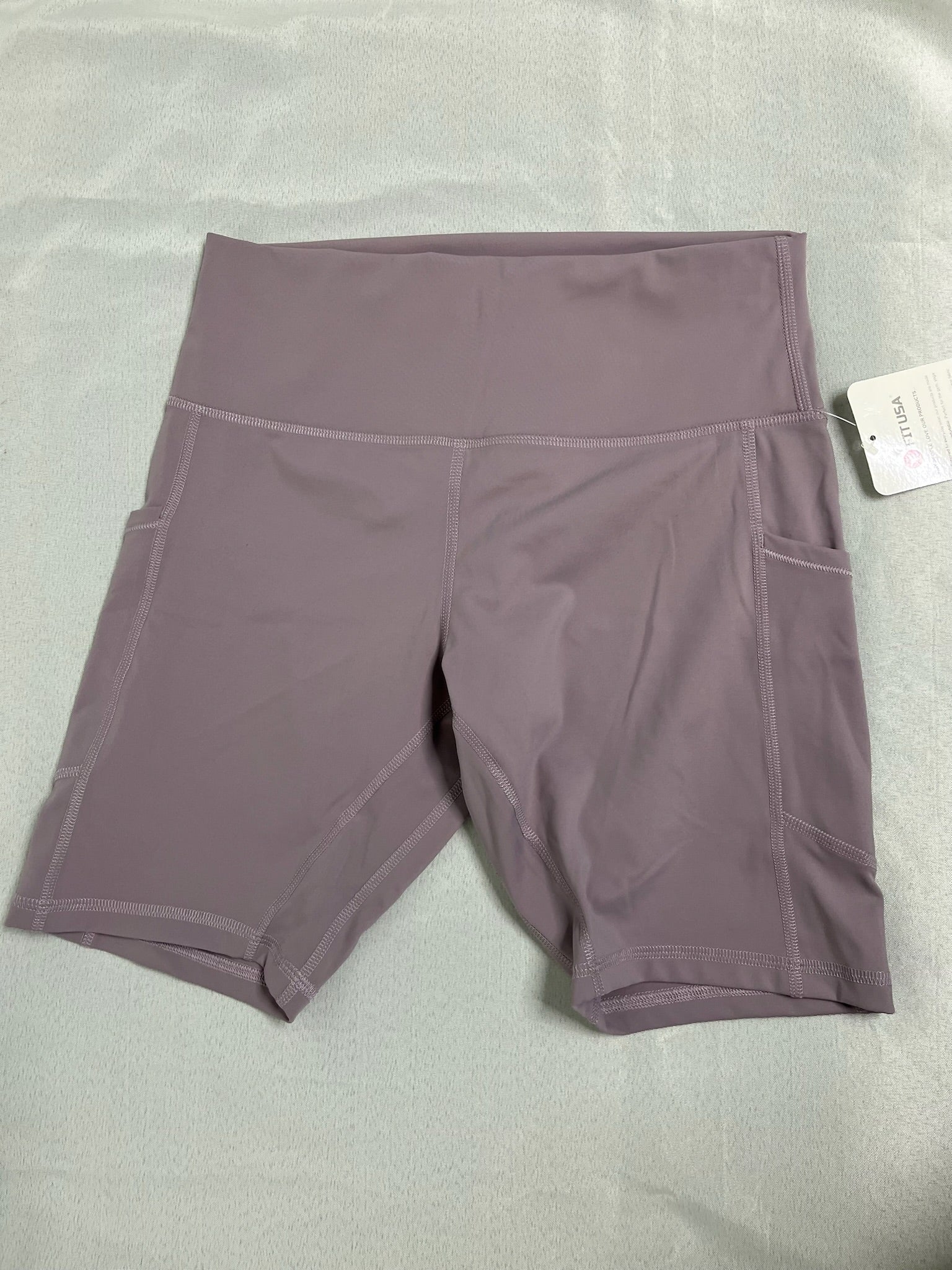 Women’s Purple Exercise Shorts image 0