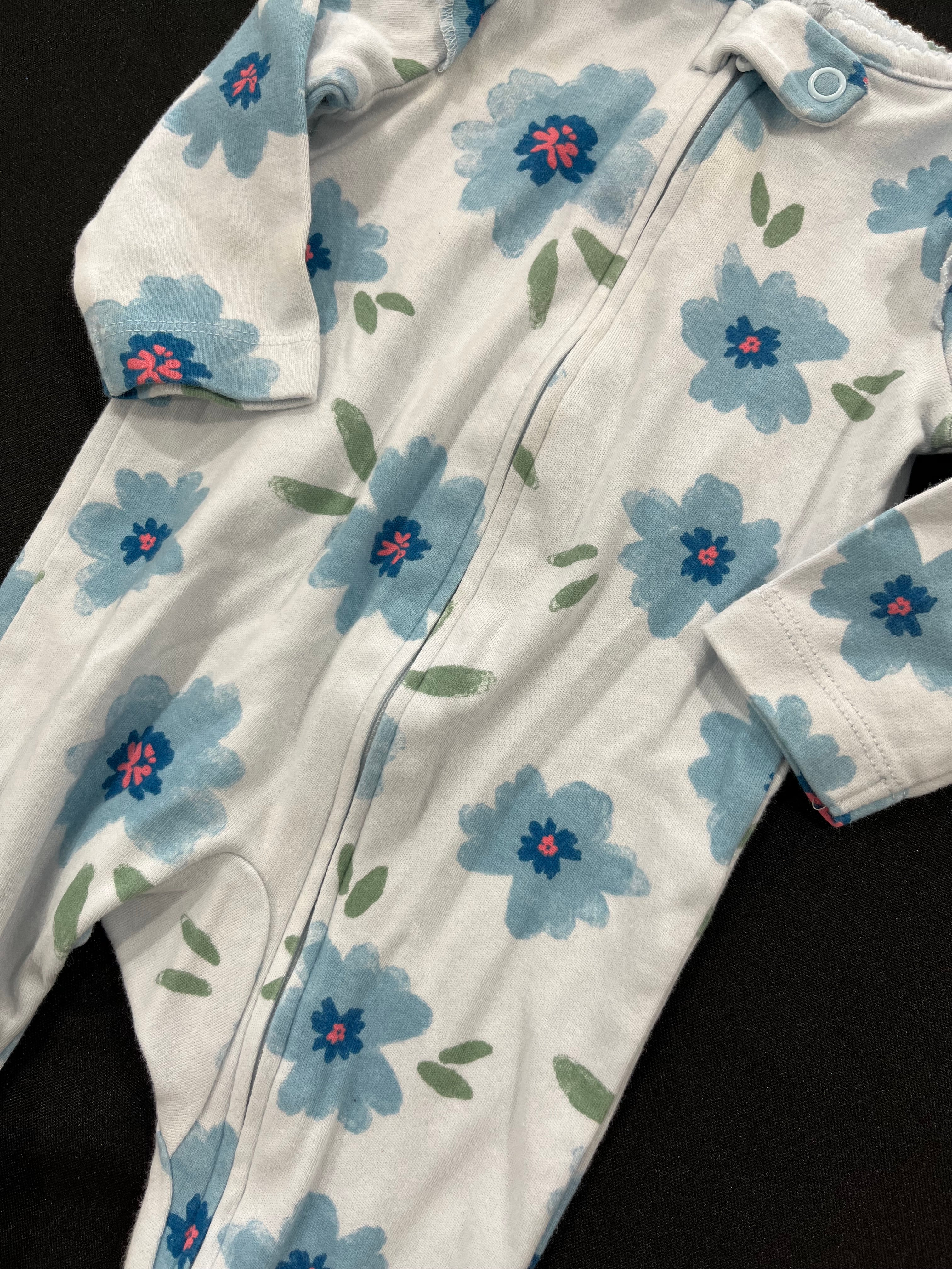 Blue Floral One Piece image 1