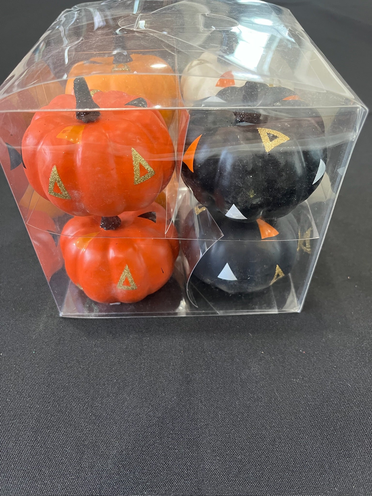 8 Piece Halloween Fall Pumpkins Decor Set