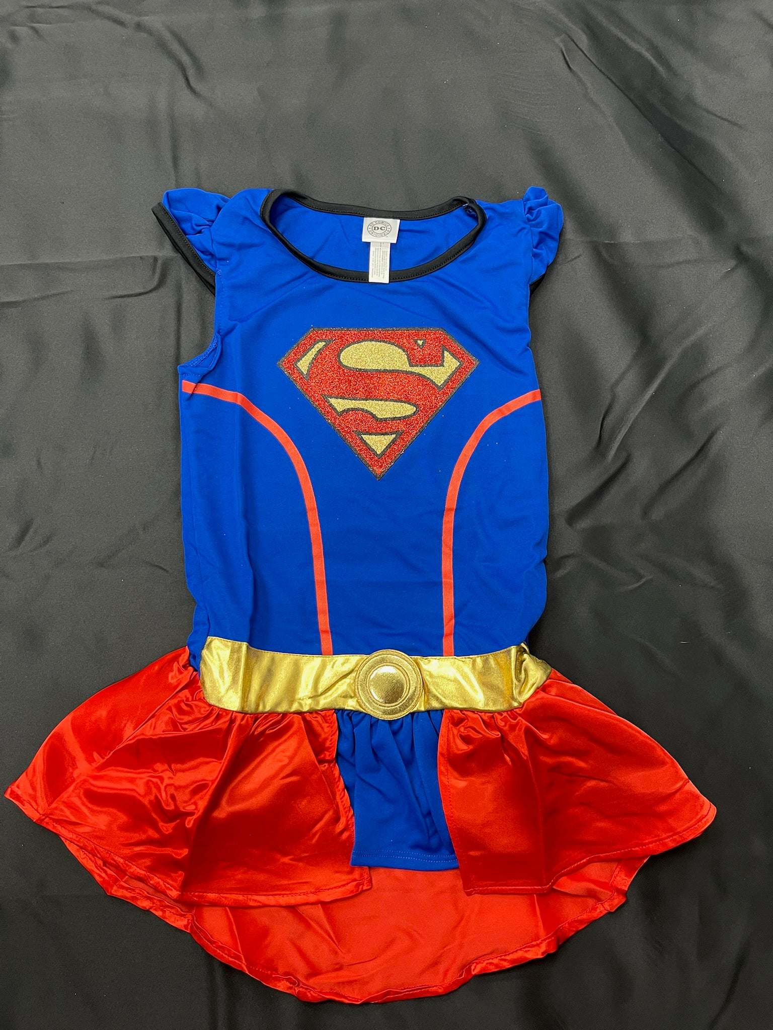 Girls Super Woman Tunic Top Costume