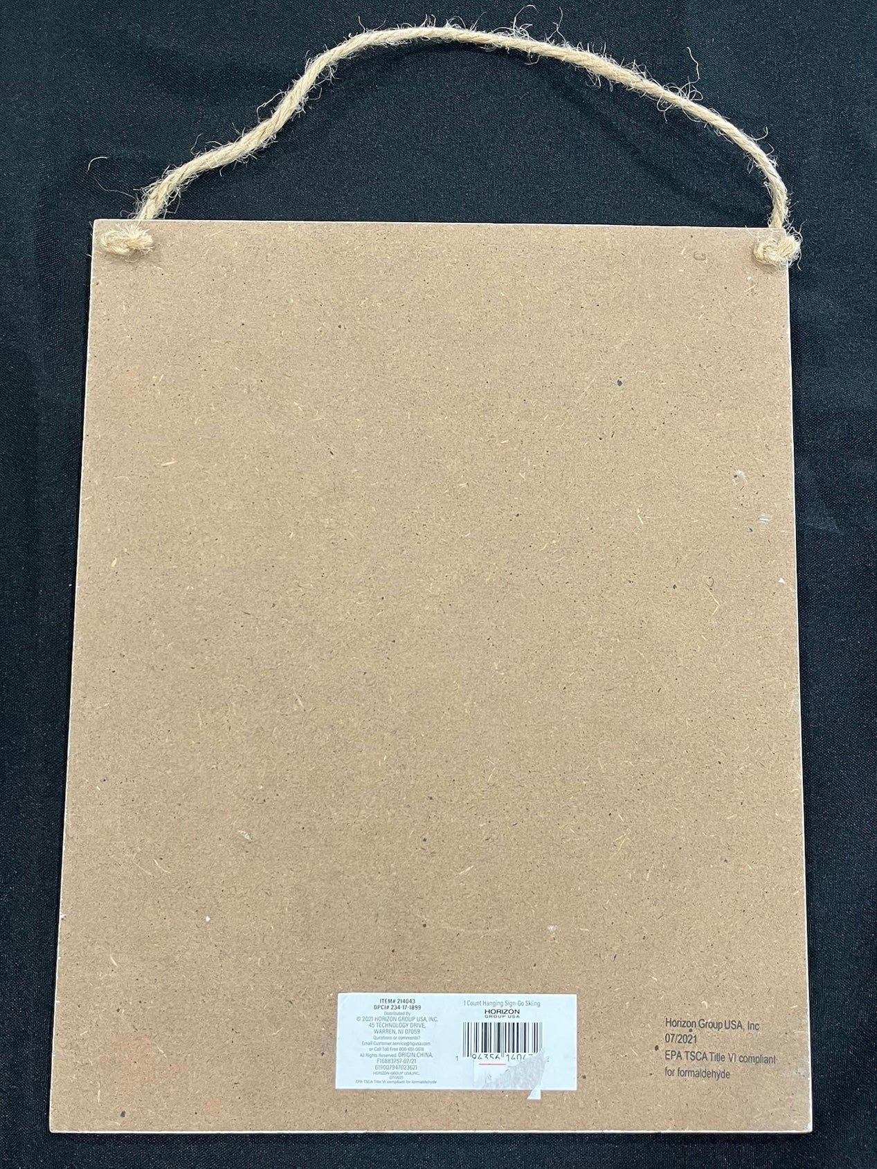 Hanging Cabin Rules Sign image 1