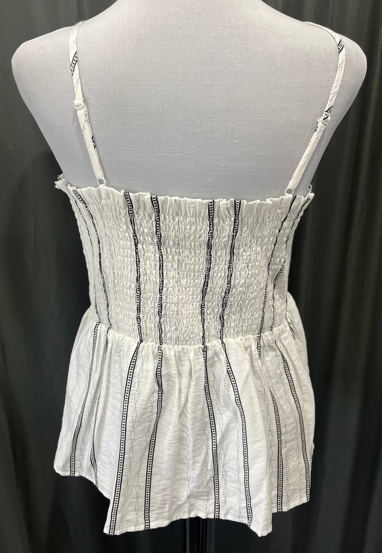 Women’s Black & White Tank Top image 2