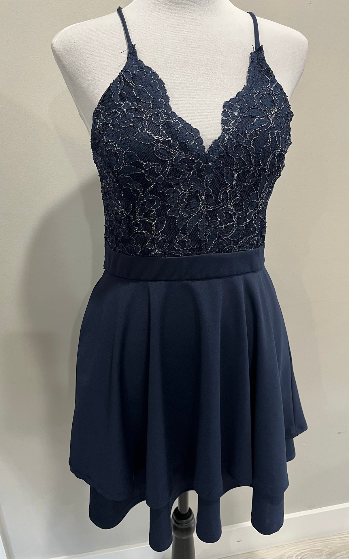 Women’s Navy Blue Dress image 1