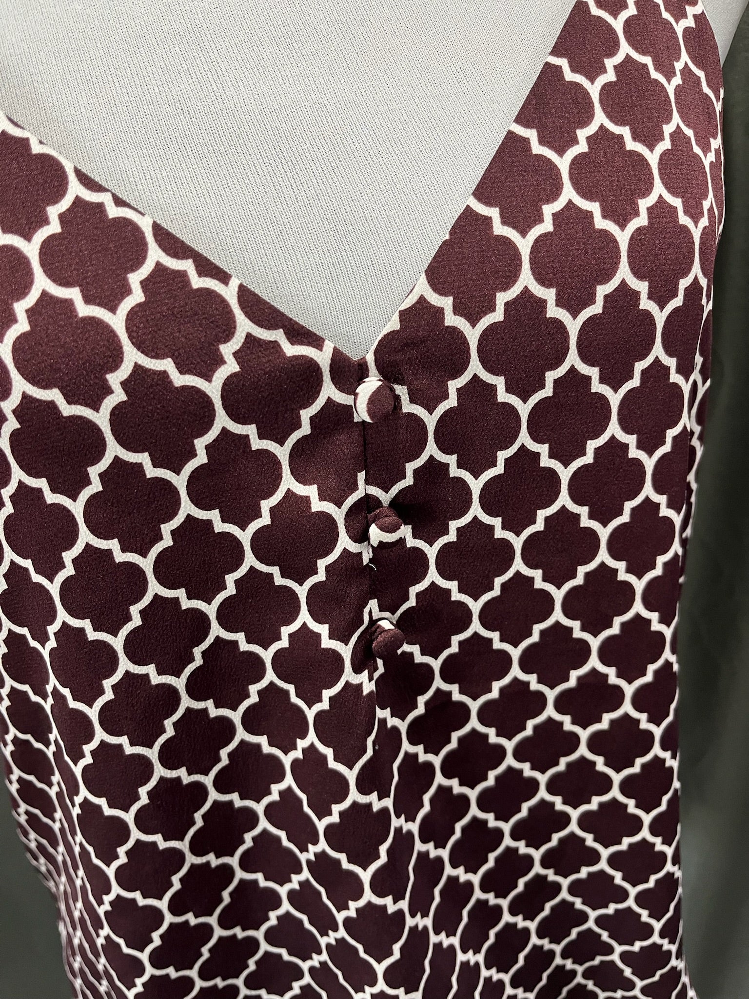 Dark Purple And White Tank Too image 1