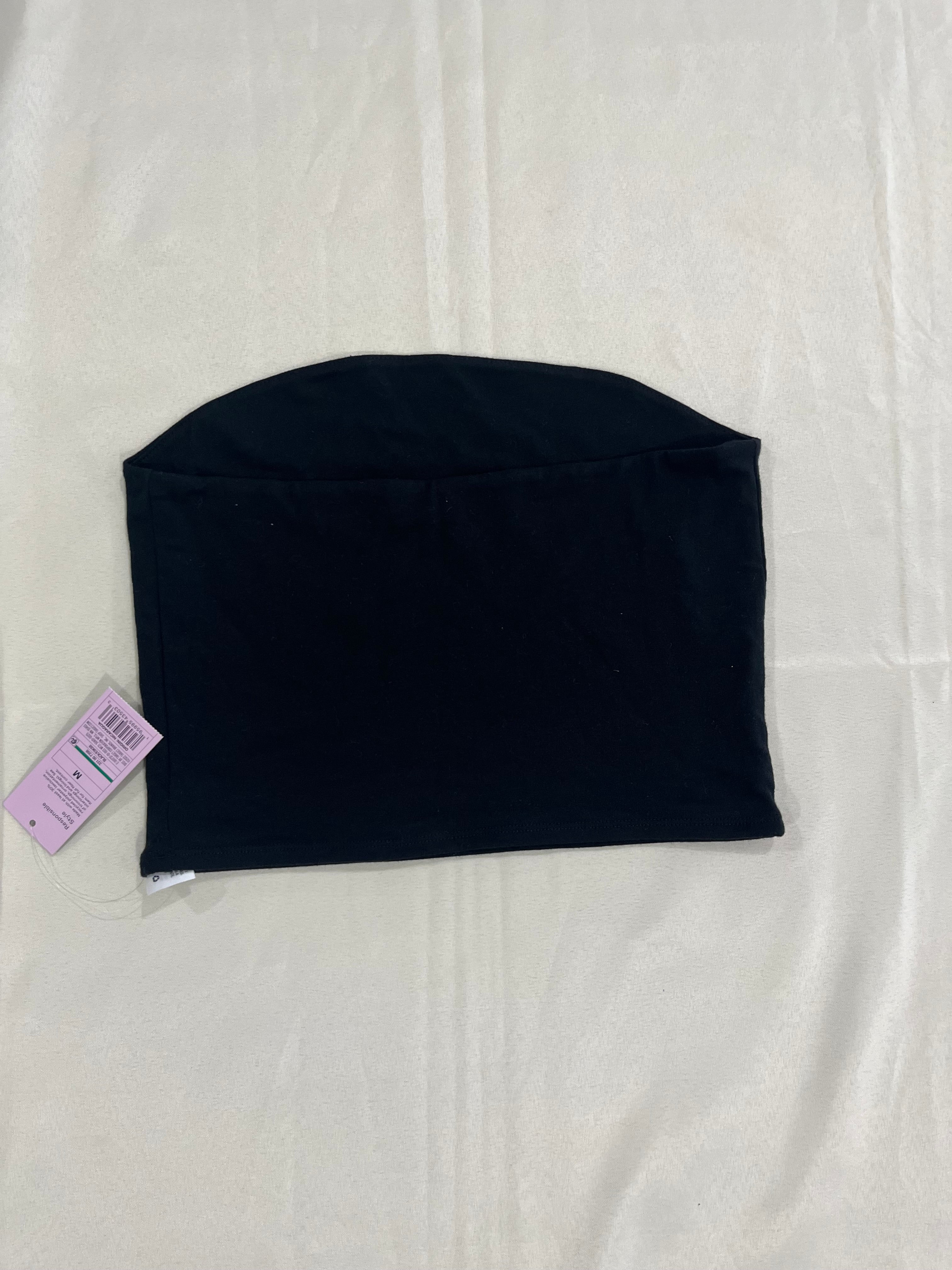 Black Tube Crop Top image 0
