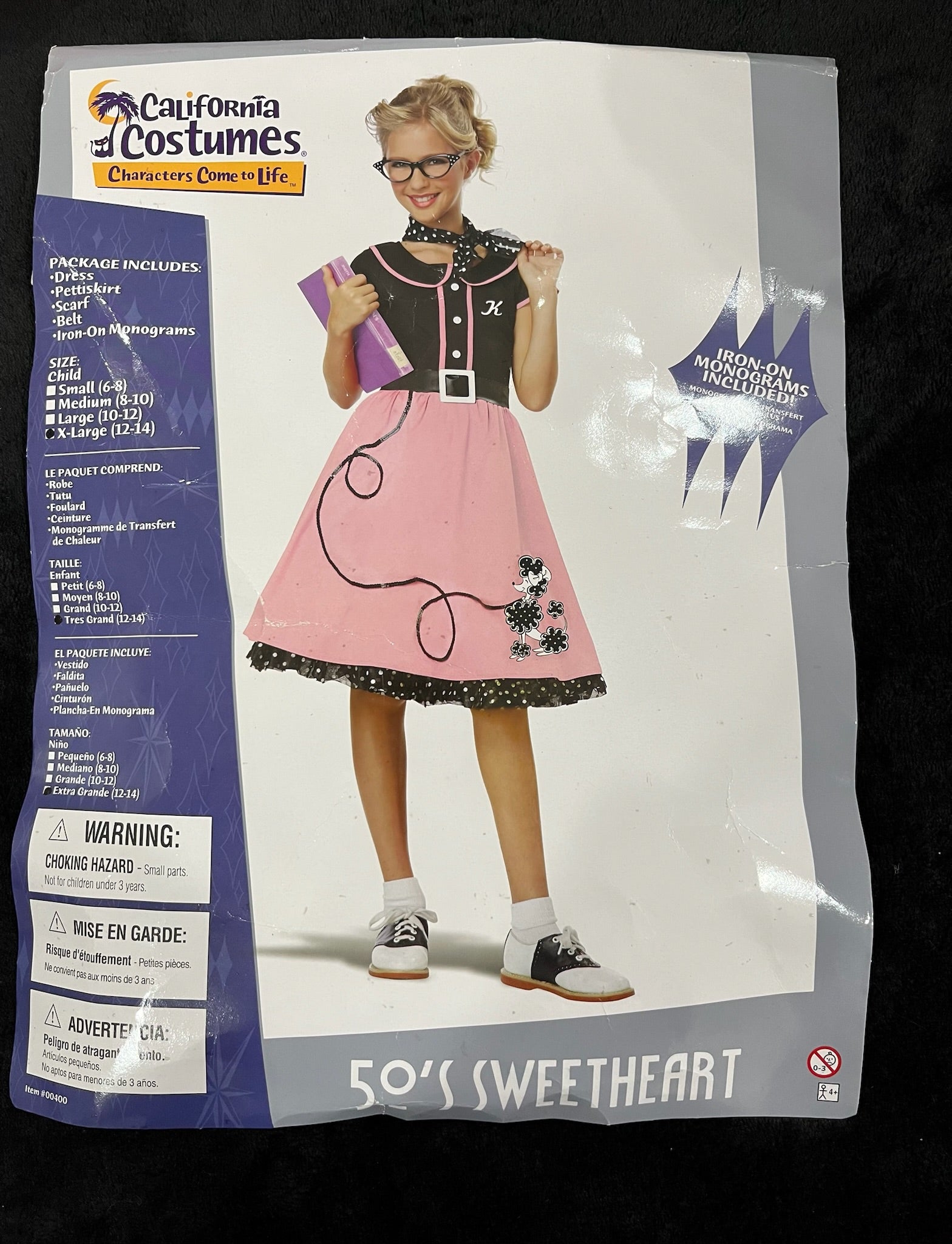 Girls 50s Sweetheart Costume image 0