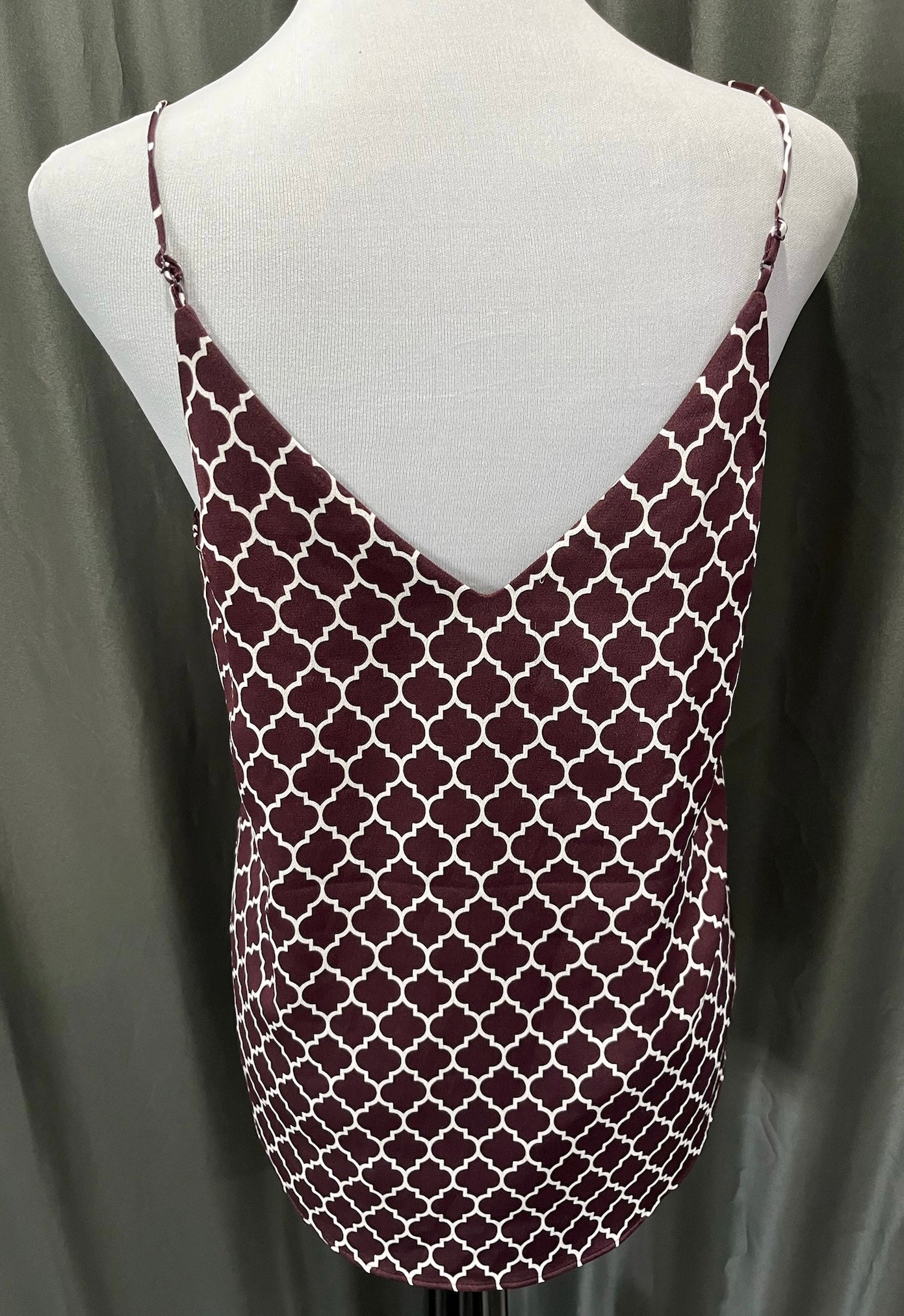 Dark Purple And White Tank Too image 2