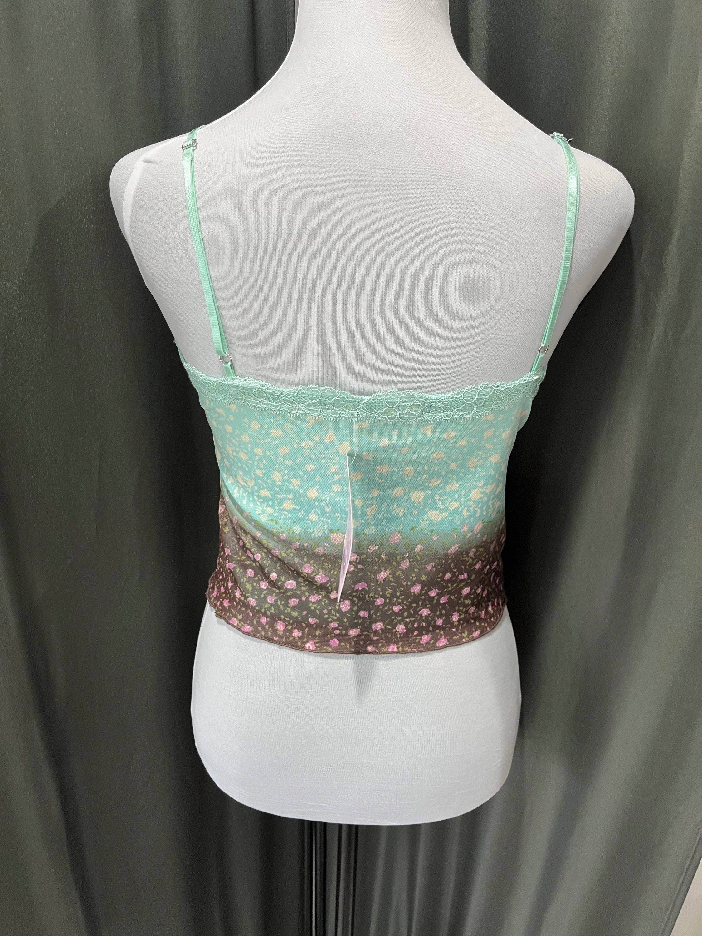 Blue Floral Tank Top image 1