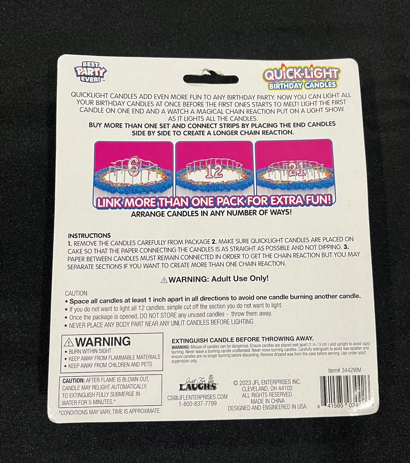 Happy Birthday Quick Light Candles image 1