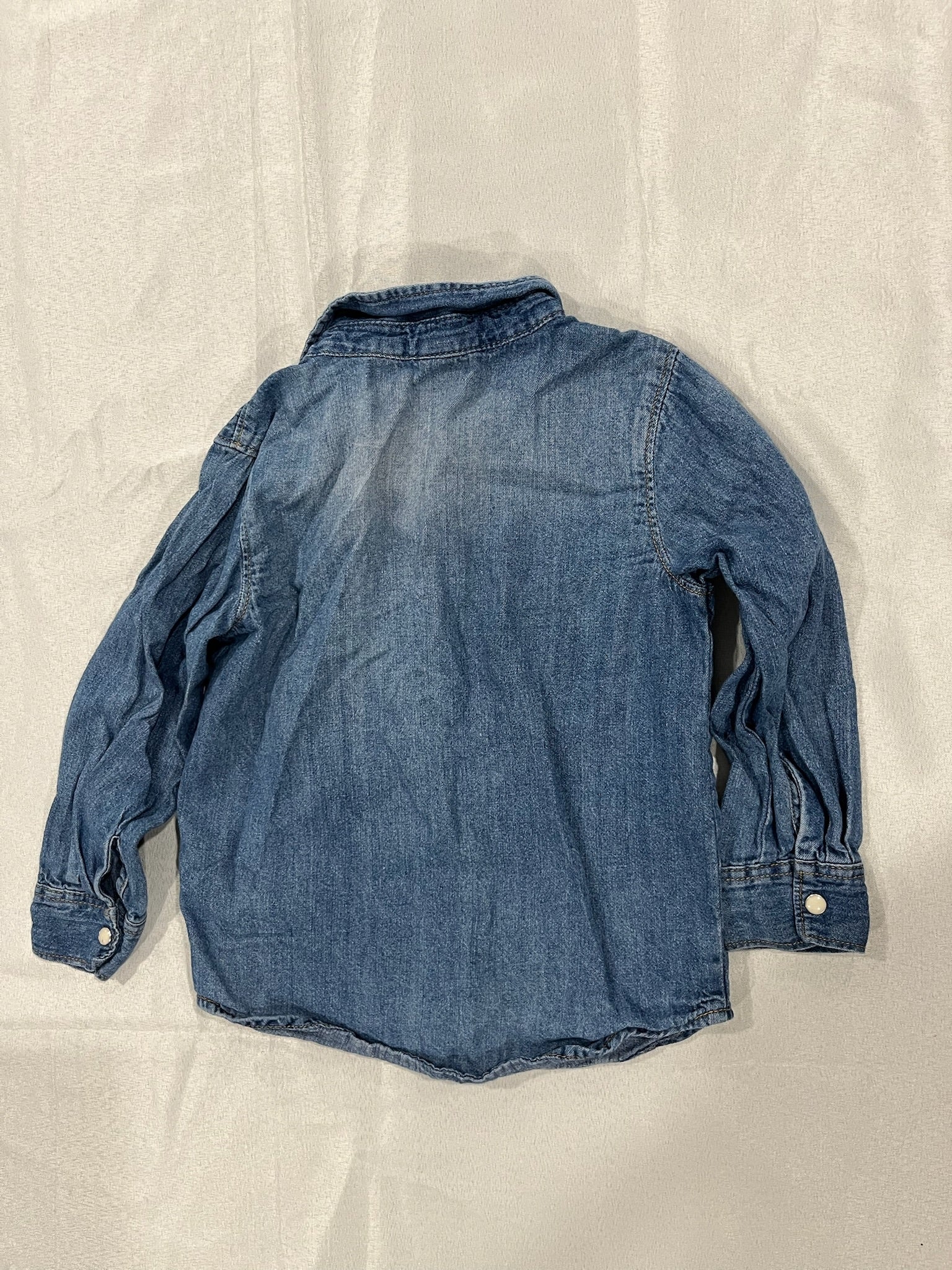 Girls Jean Jacket Button Up image 2