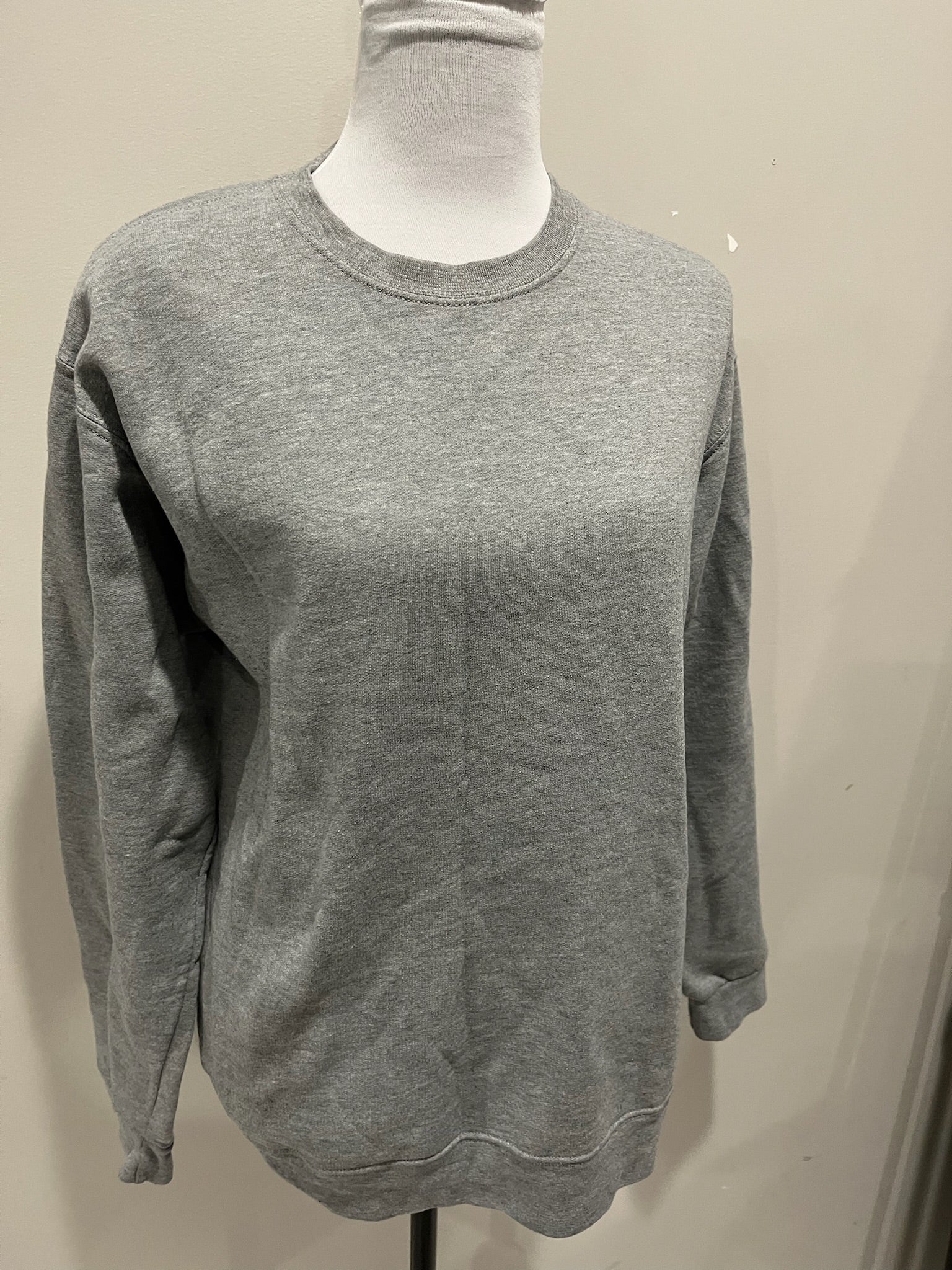 Women’s Grey Crewneck Sweater image 1
