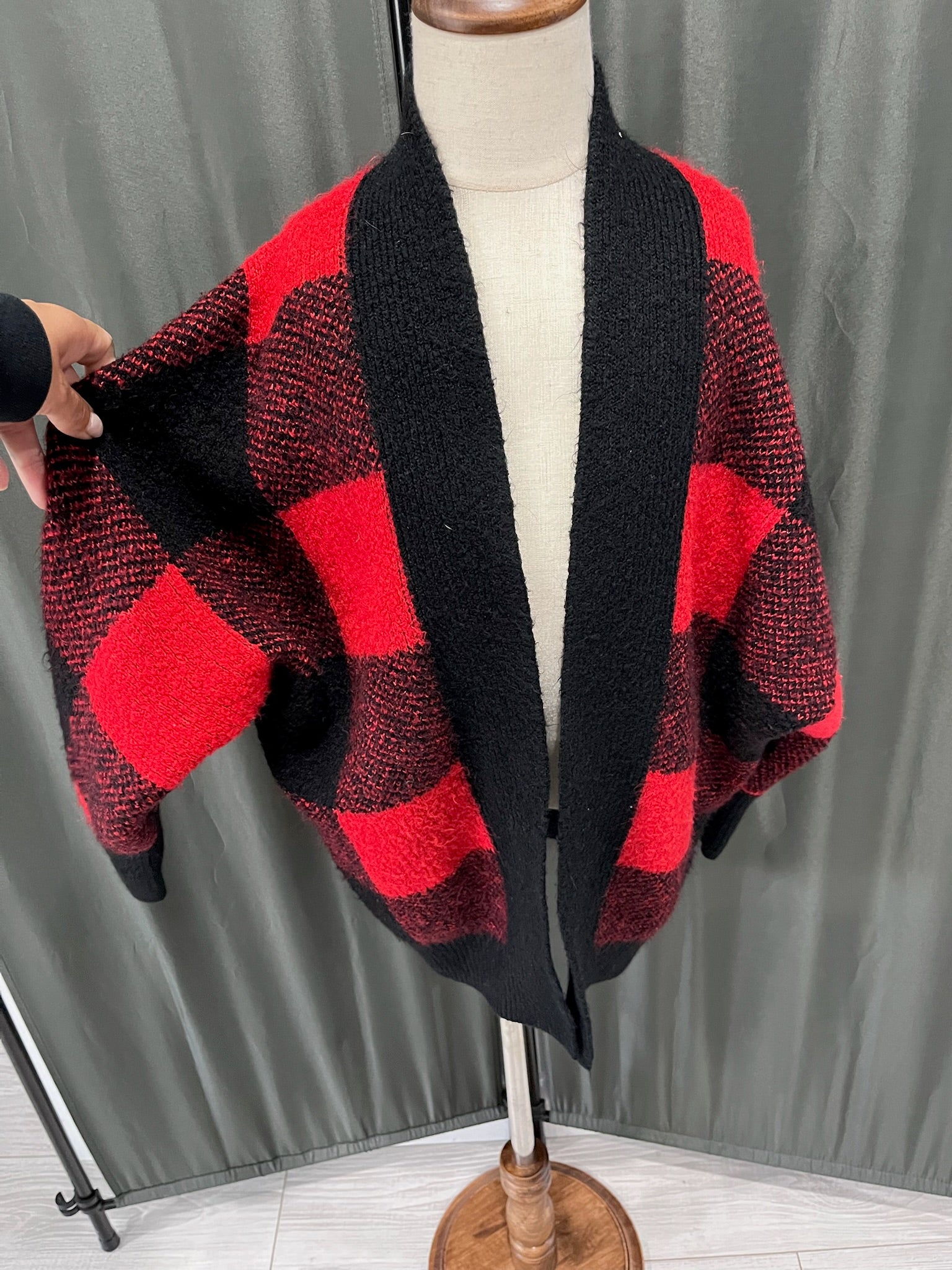 Girls Flannel Cardigan  image 0