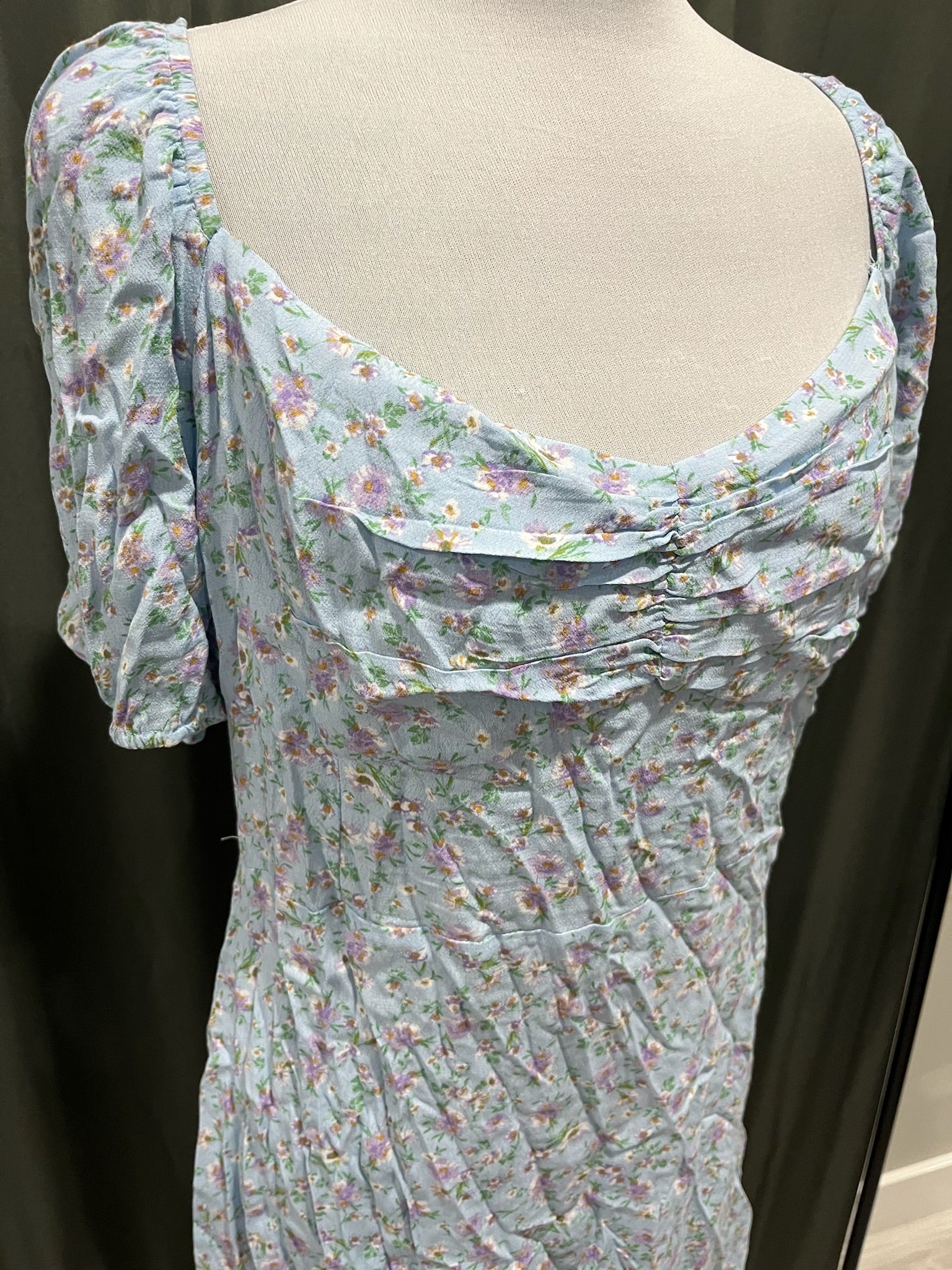 Blue Floral Dress image 1