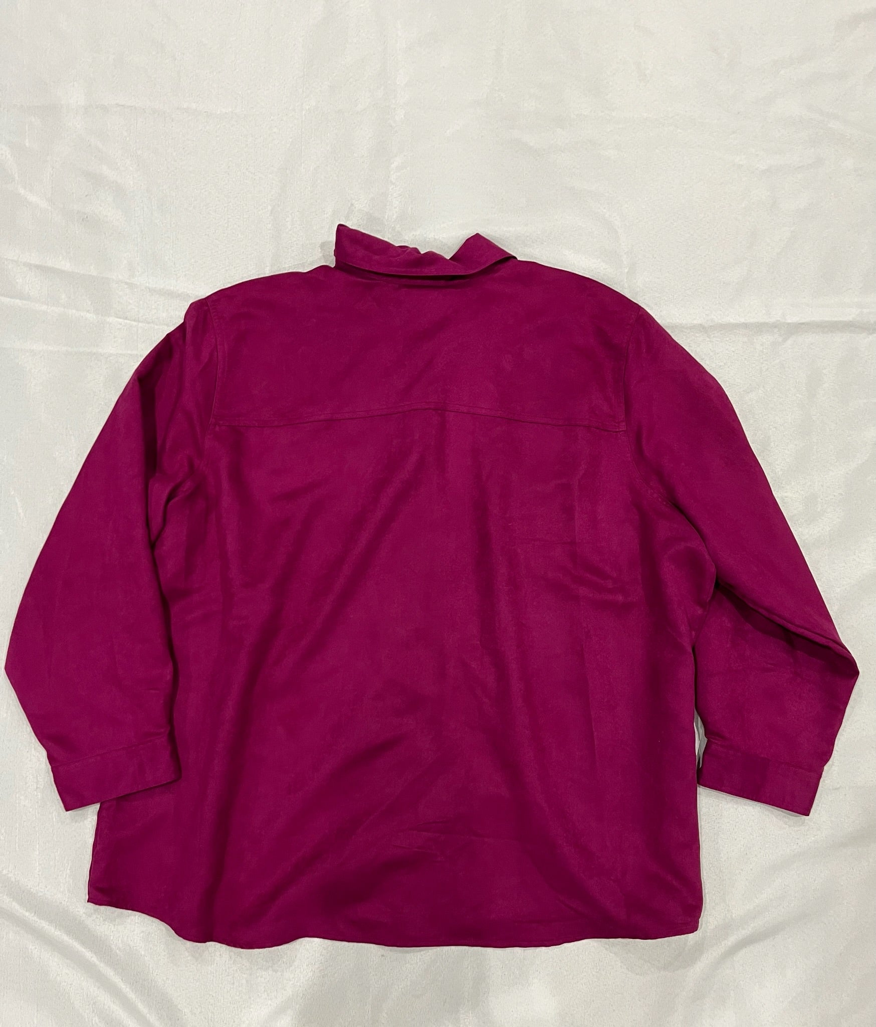 Women’s Pink Button Up Long Sleeve Shirt image 2