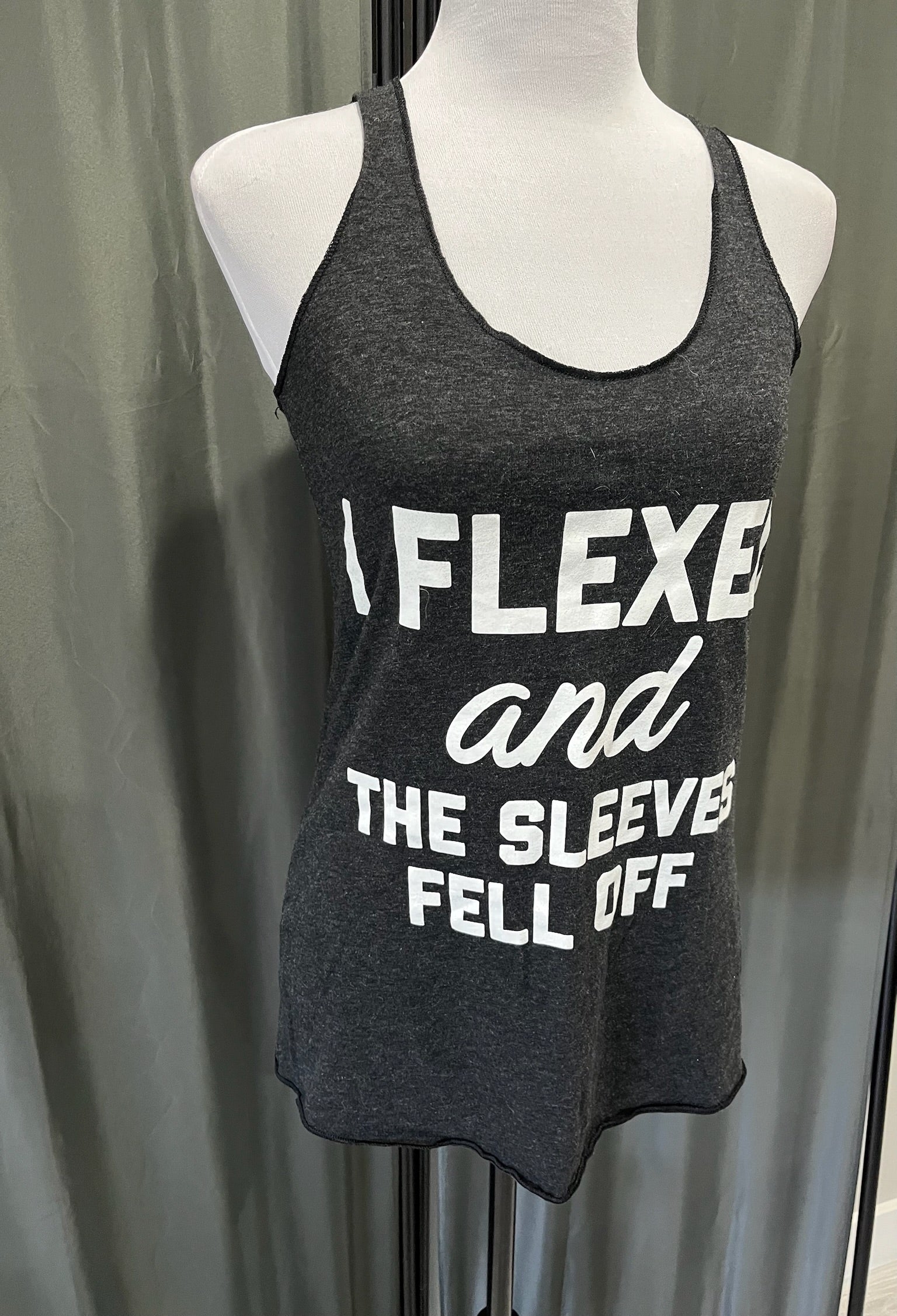 Women’s I Flexed and The Sleeve Fell Off Tank Top image 1