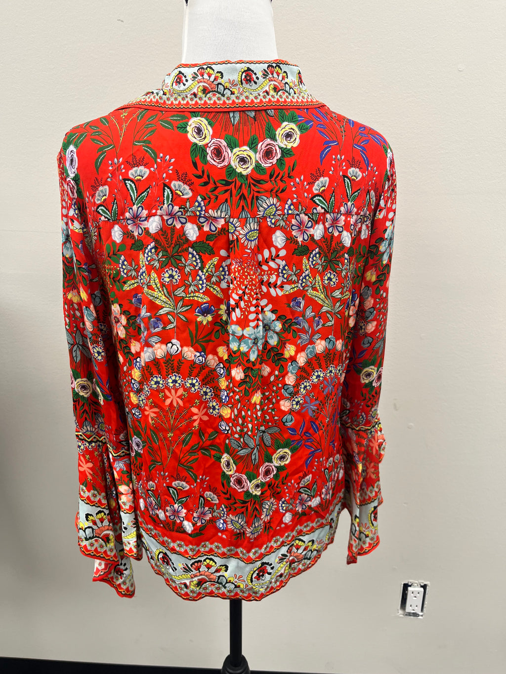 Used Women’s Red Boho Shirt
