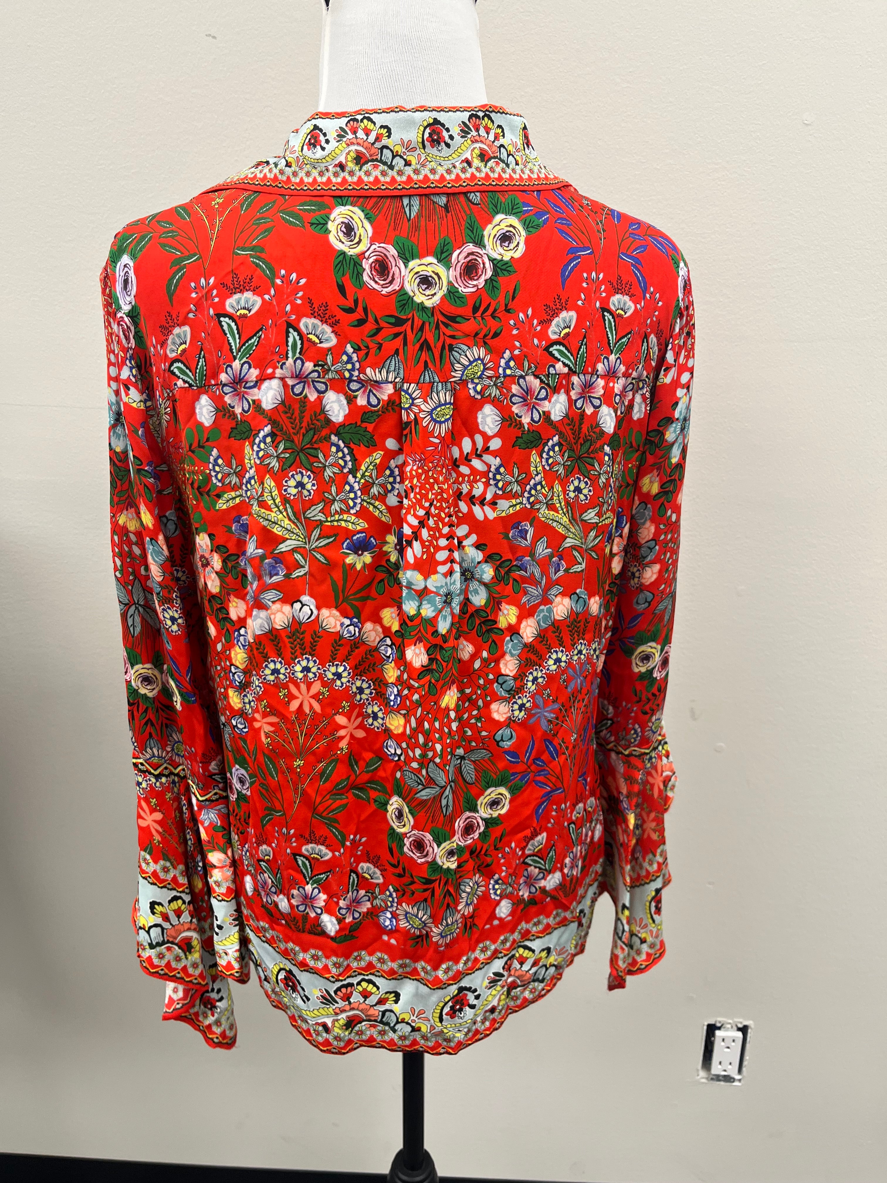 Used Women’s Red Boho Shirt