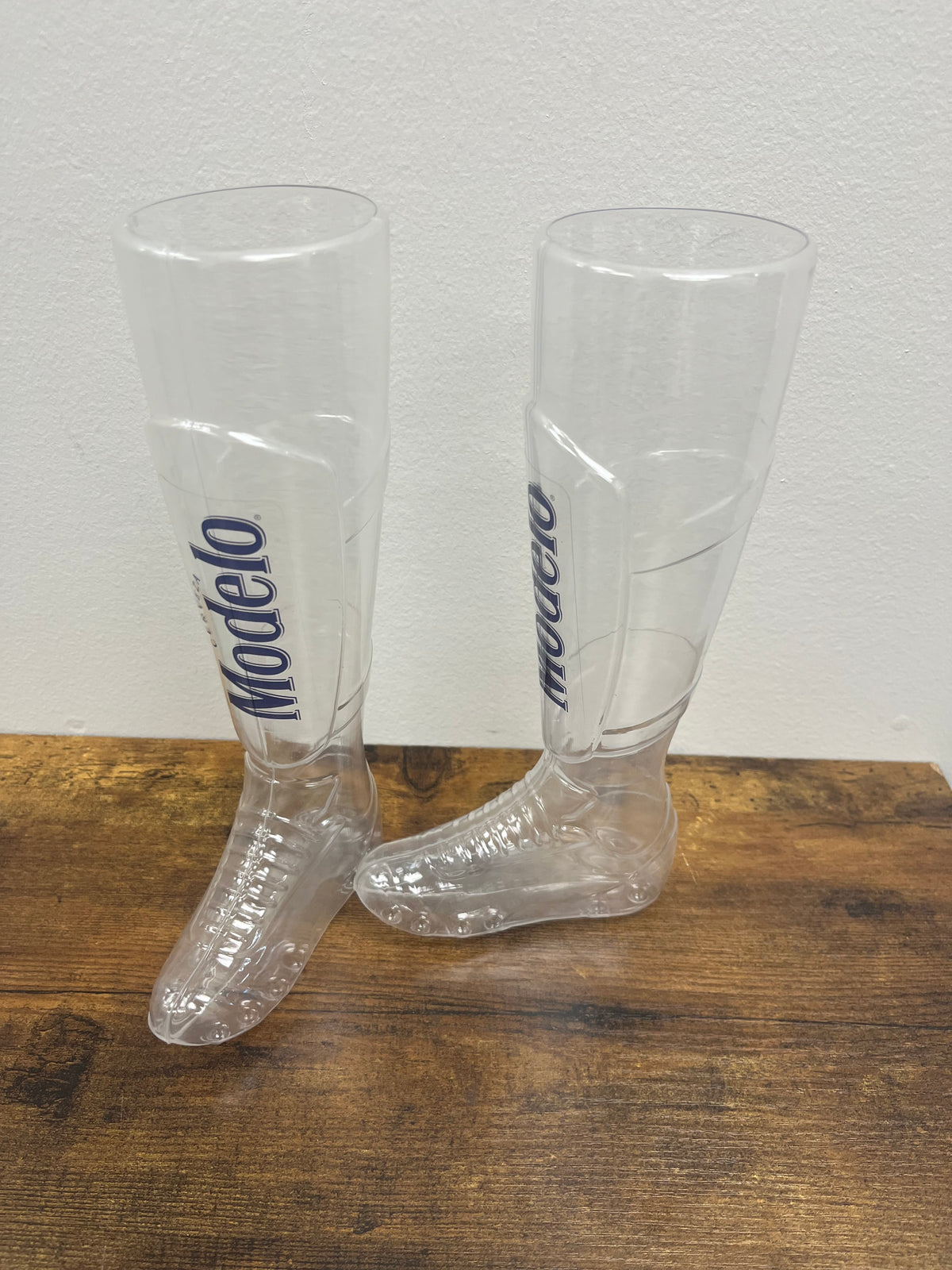 Used Modelo Plastic Cups