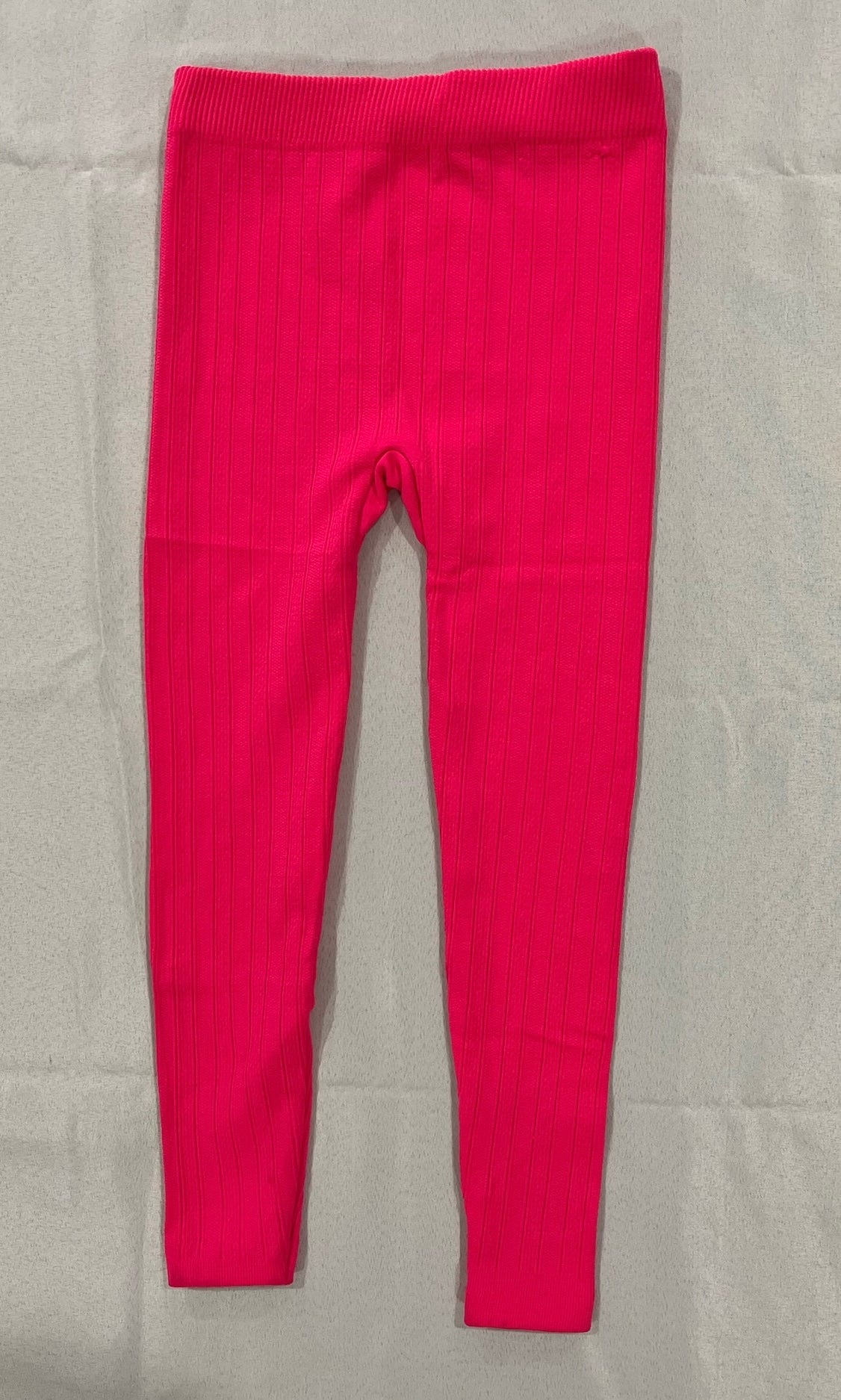Girls Soft Touch Pink Leggings image 0
