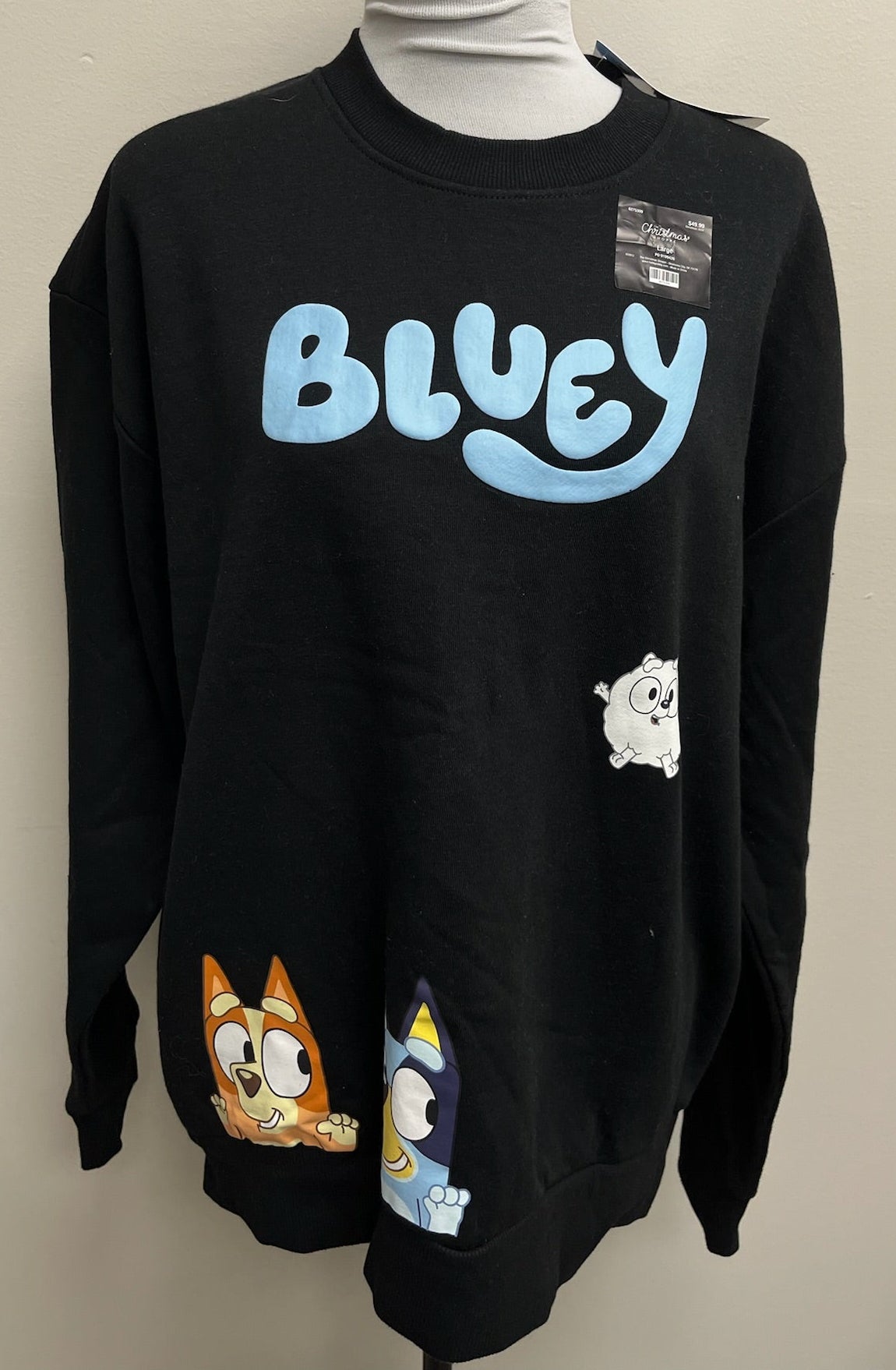 Unisex Adult Bluey Crewneck Sweater