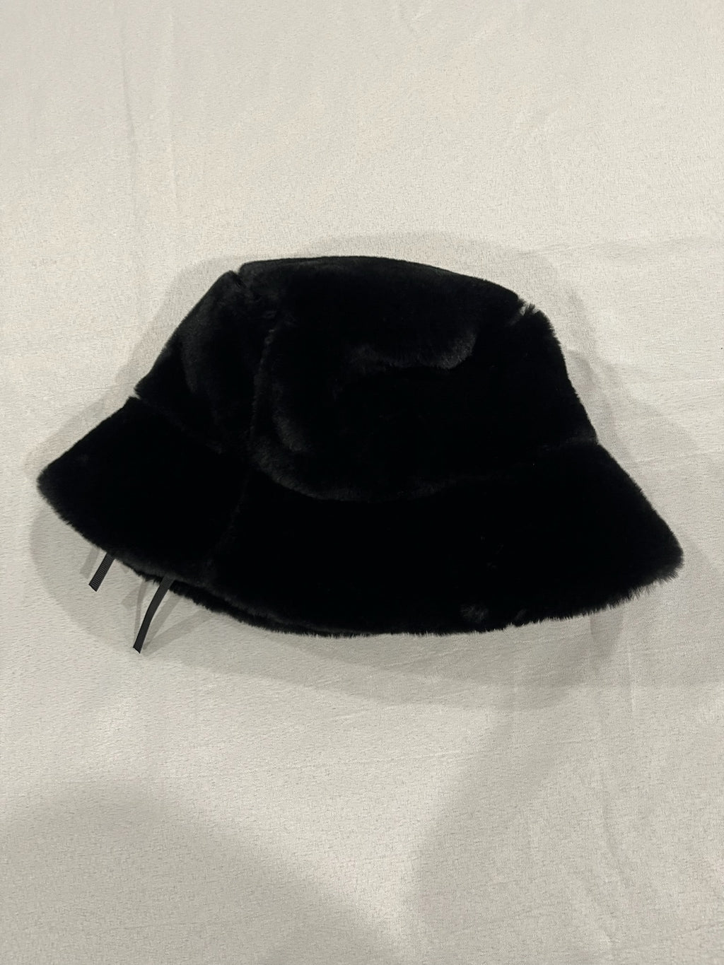 Black Fuzzy Unisex Hat image 1