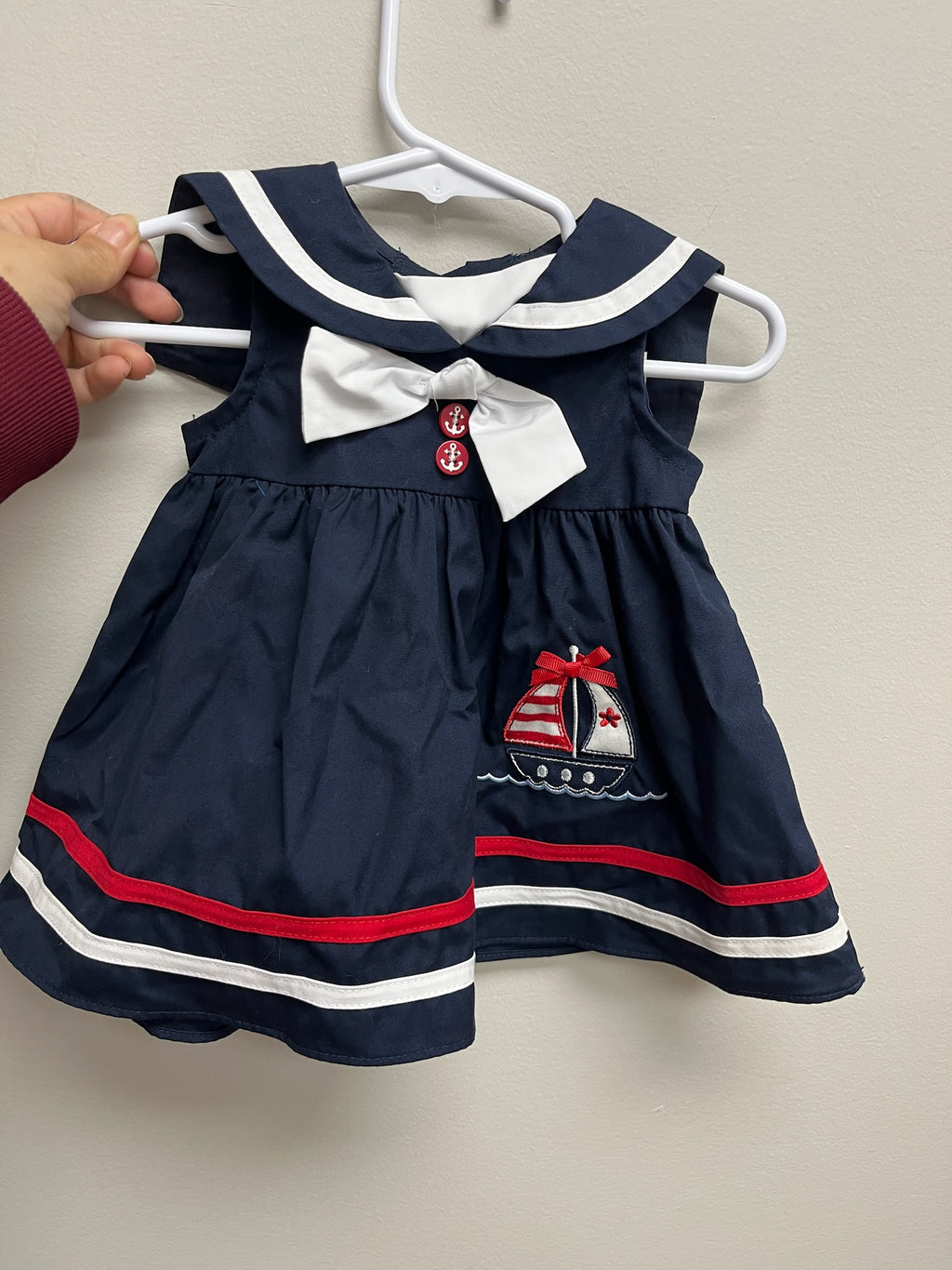 Used Baby Girl Sailor Dress