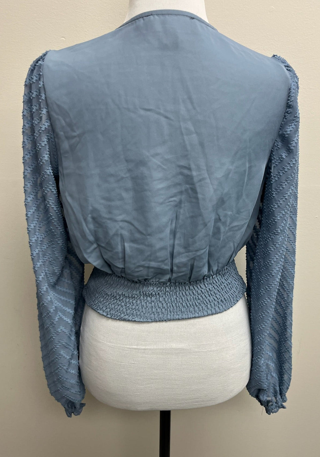 New Women’s Blue Long Sleeve Top